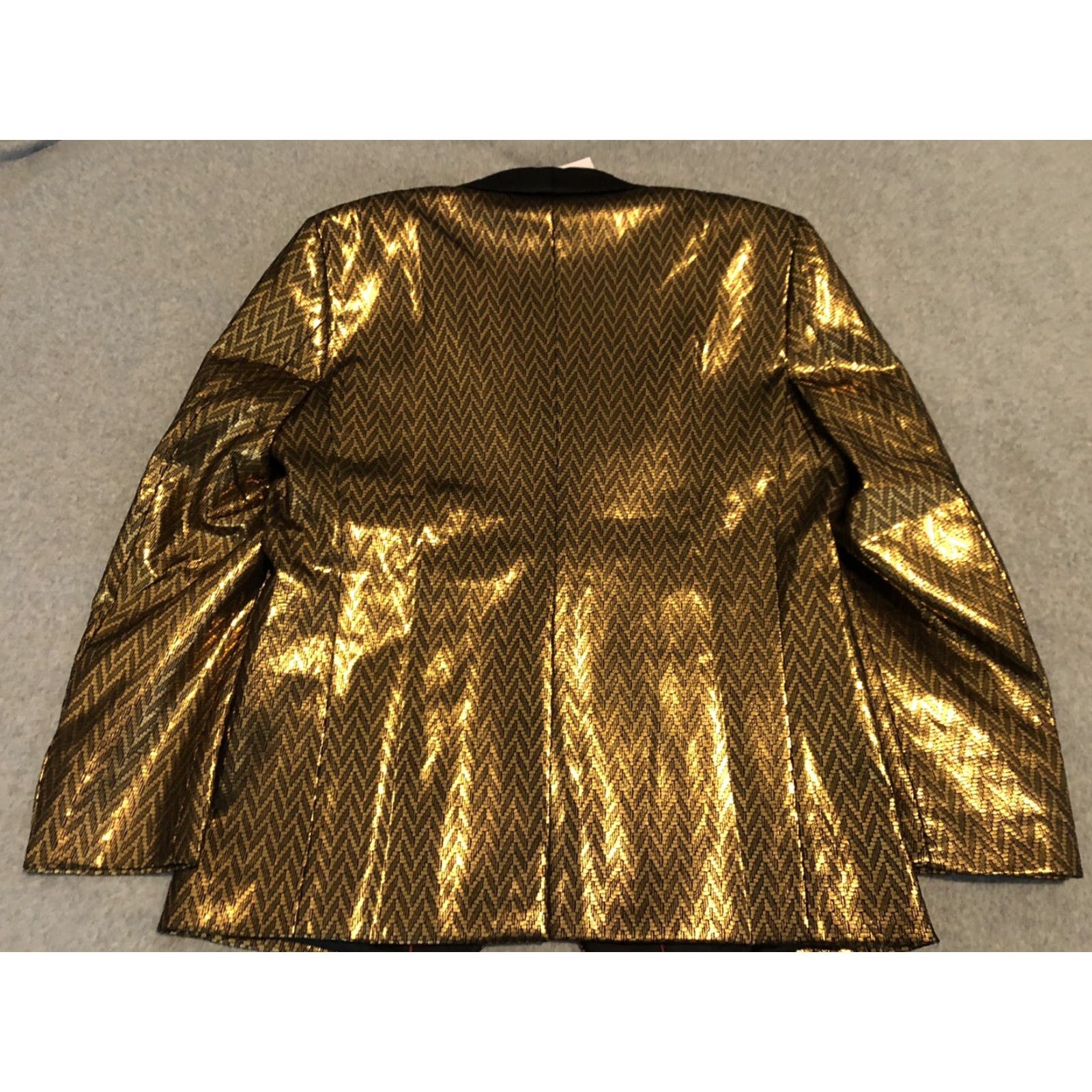 Vintage Coofandy Gold Blazer Jacket Coat Mens Medium NWT Blazer Gold Mens M NWT Size 40R - 6 Thumbnail