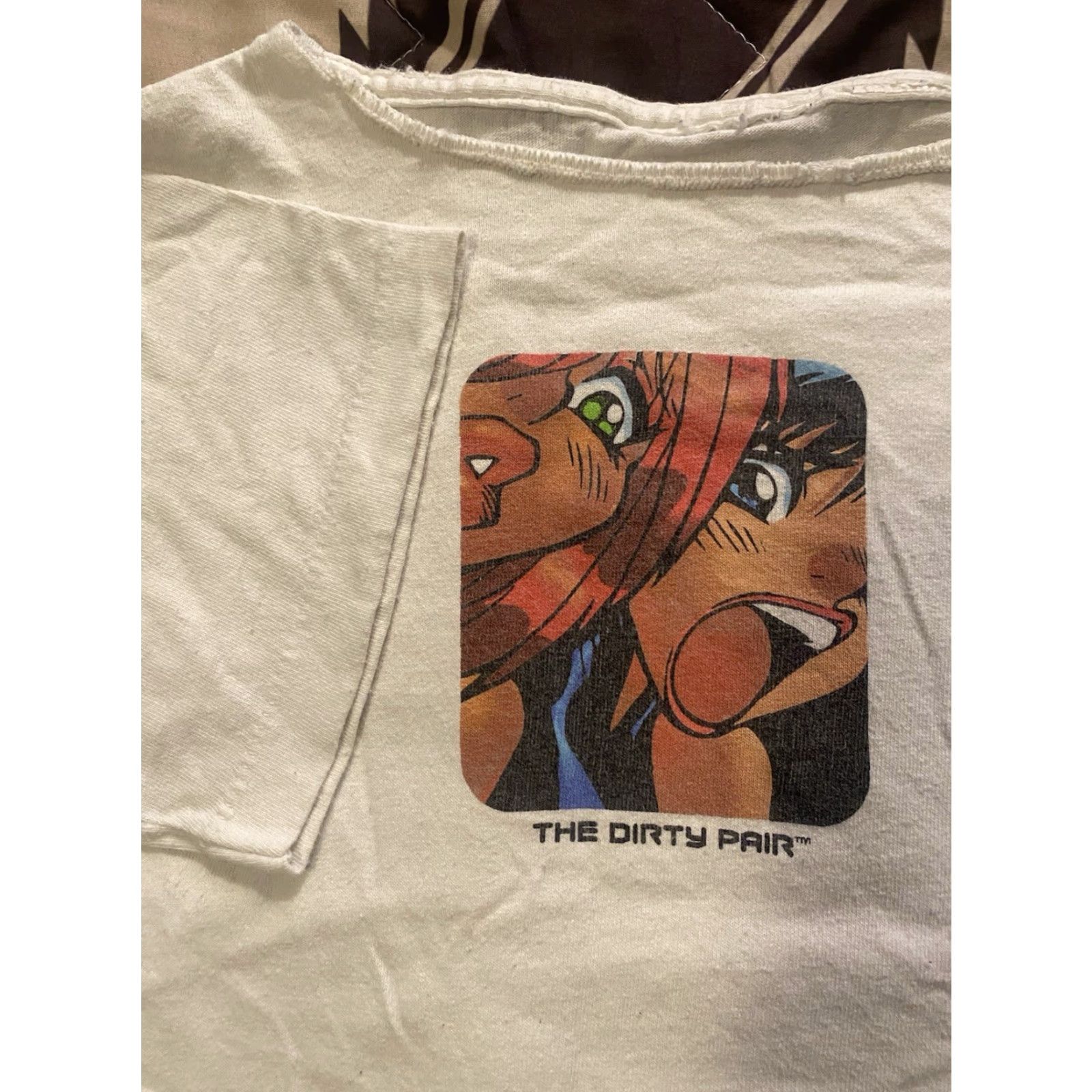 Vintage VINTAGE The Dirty Pair Womens T-Shirt Crop Top Single Stitch Size S/M RARE Size S / US 4 / IT 40 - 2 Thumbnail