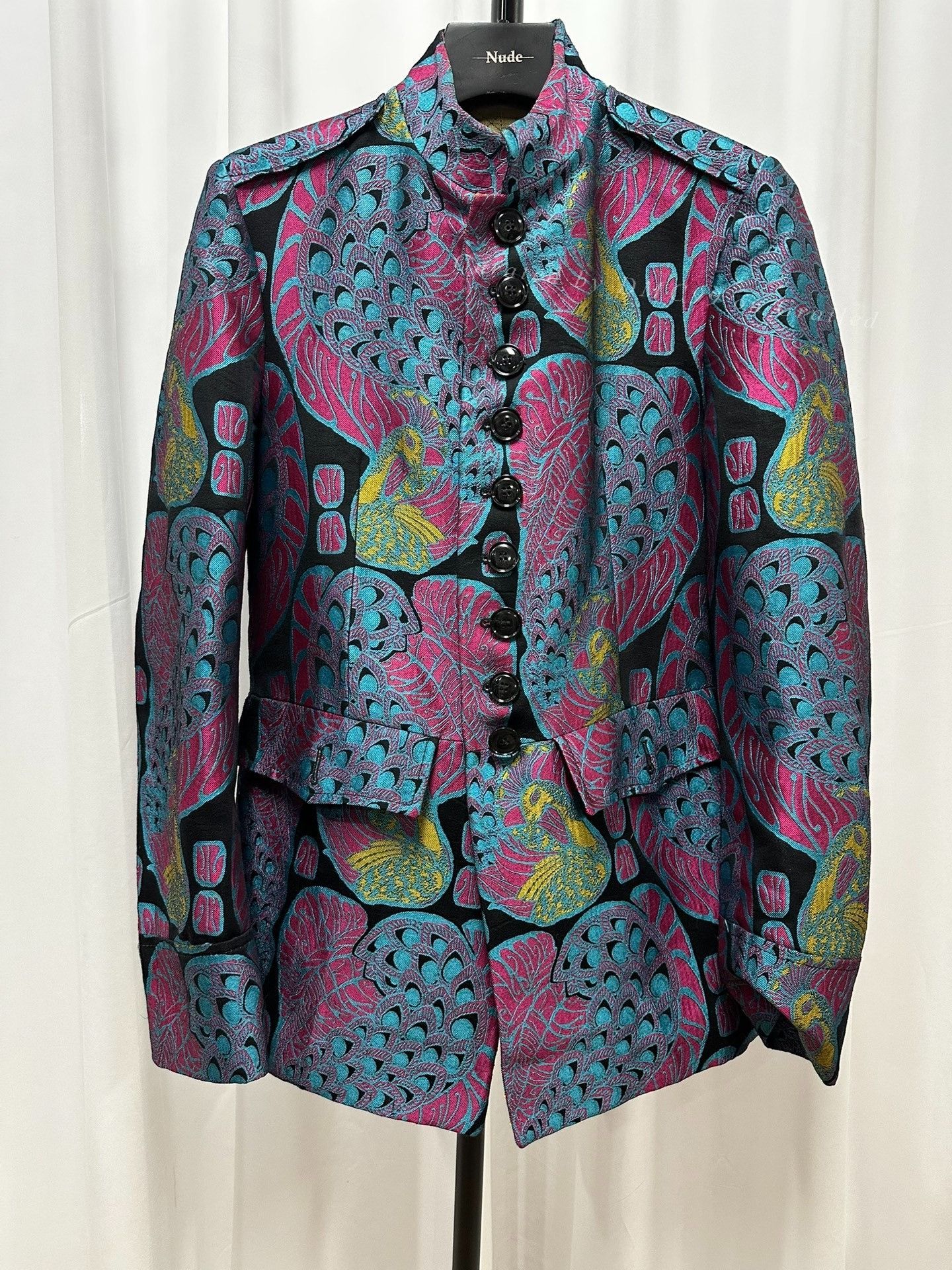 Dries Van Noten Sz 44 Dries Van Noten 16AW Fantasy Color Pattern 