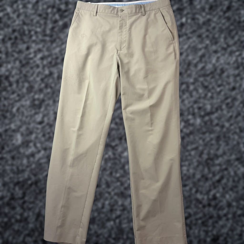 Footjoy FootJoy Pants Mens 36 x34 Beige Golf Chino Performance Stretch Lightweight Regular Straight Pockets Khakis Golf Size US 36 / EU 52 - 1 Thumbnail