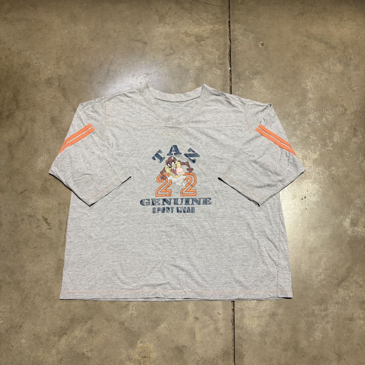 Warner Bros Vintage Warner Bros Taz Football T shirt Jersey Boxy 90s Size US XXL / EU 58 / 5 - 2 Thumbnail