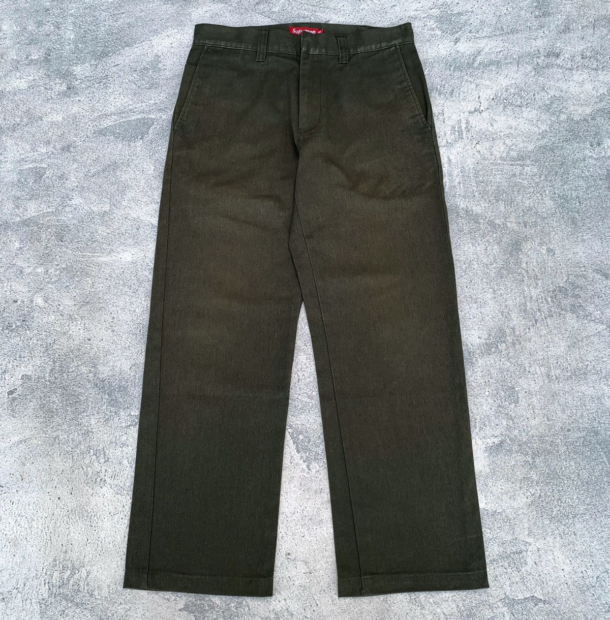 Supreme Supreme Snake Print Chino Pant Olive Snakeskin 30 | Grailed