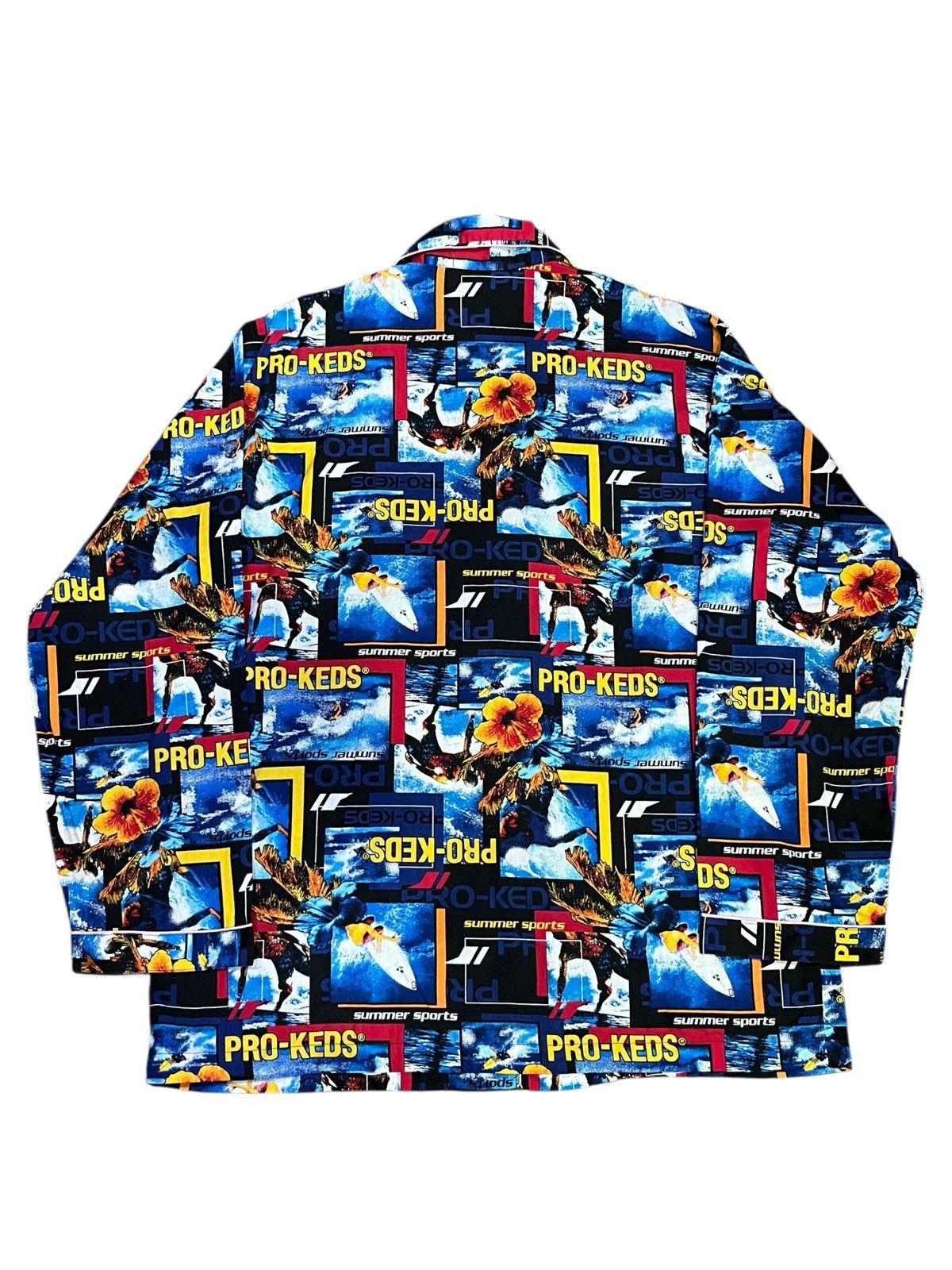 Pro-Keds 90’s ProKeds Surfing Full Print Pajama Shirt Hawaii Vibes Size US M / EU 48-50 / 2 - 3 Thumbnail