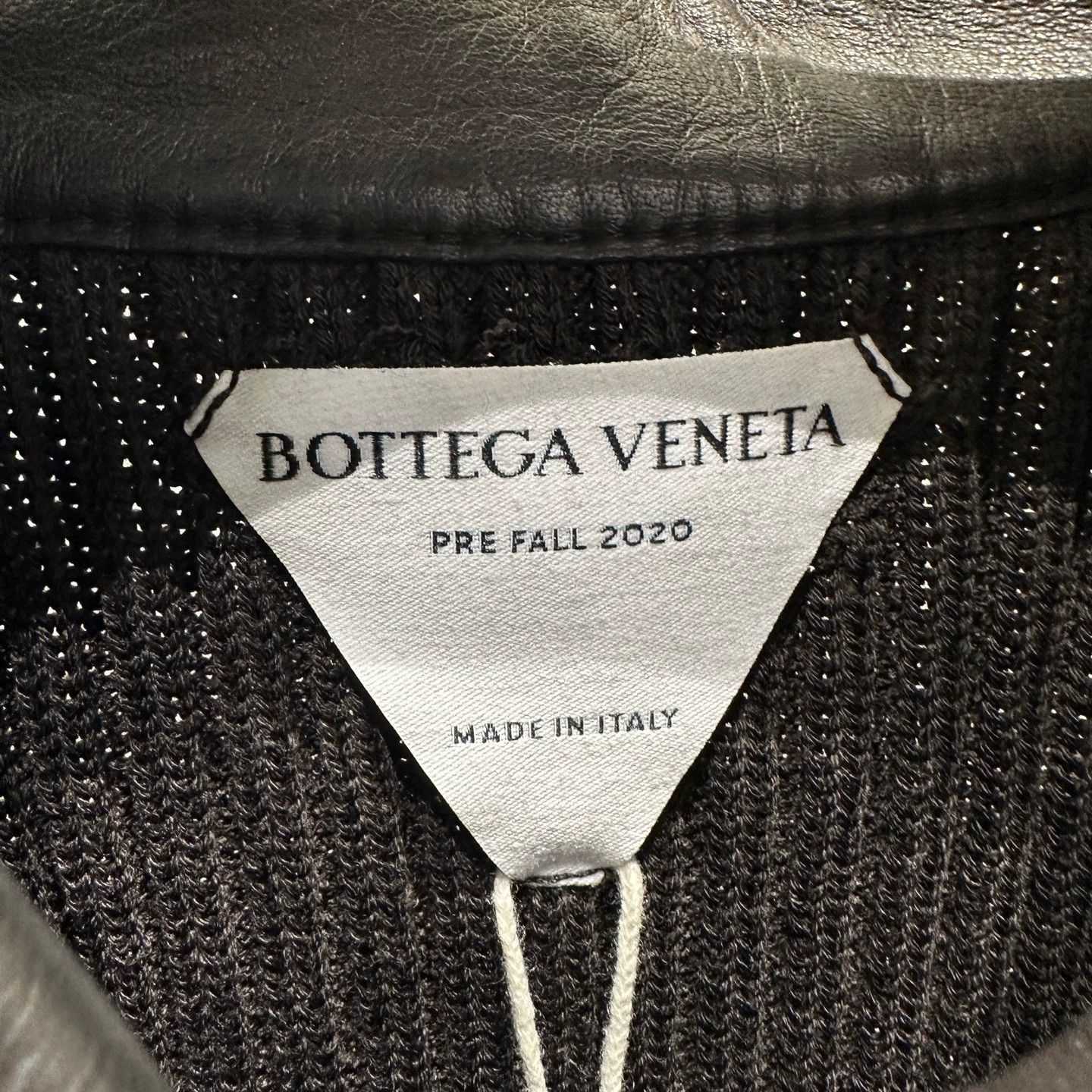 Bottega Veneta BV mar125 ribbed knit leather longsleeve dress S wool Size S / US 4 / IT 40 - 3 Thumbnail