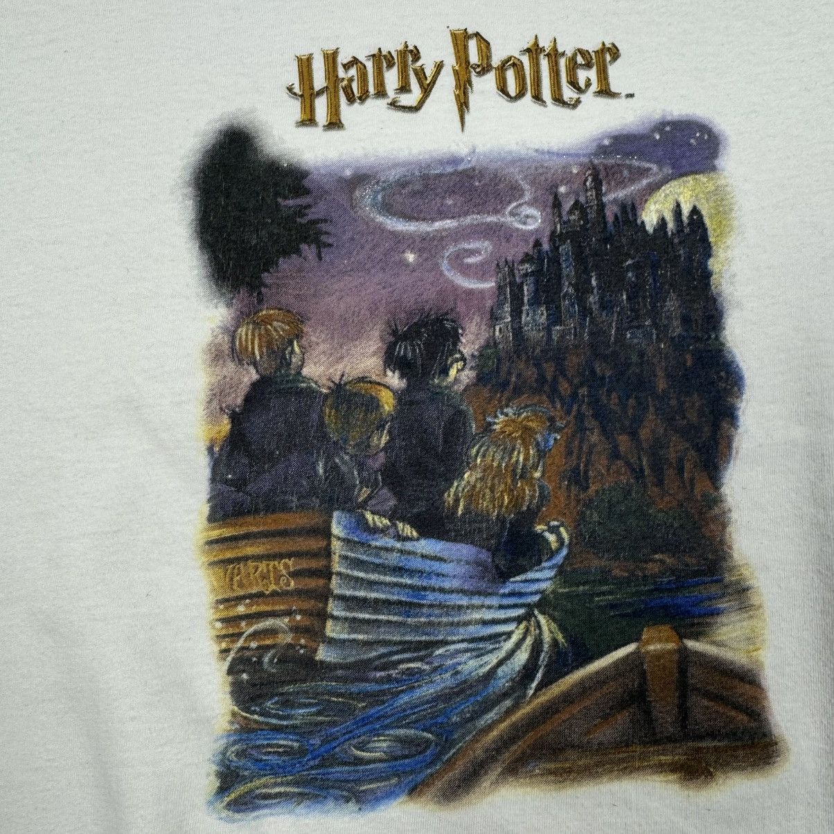 Vintage Vintage 2001 Harry Potter Sorcerer Stone Hogwarts T Shirt Size US M / EU 48-50 / 2 - 4 Thumbnail