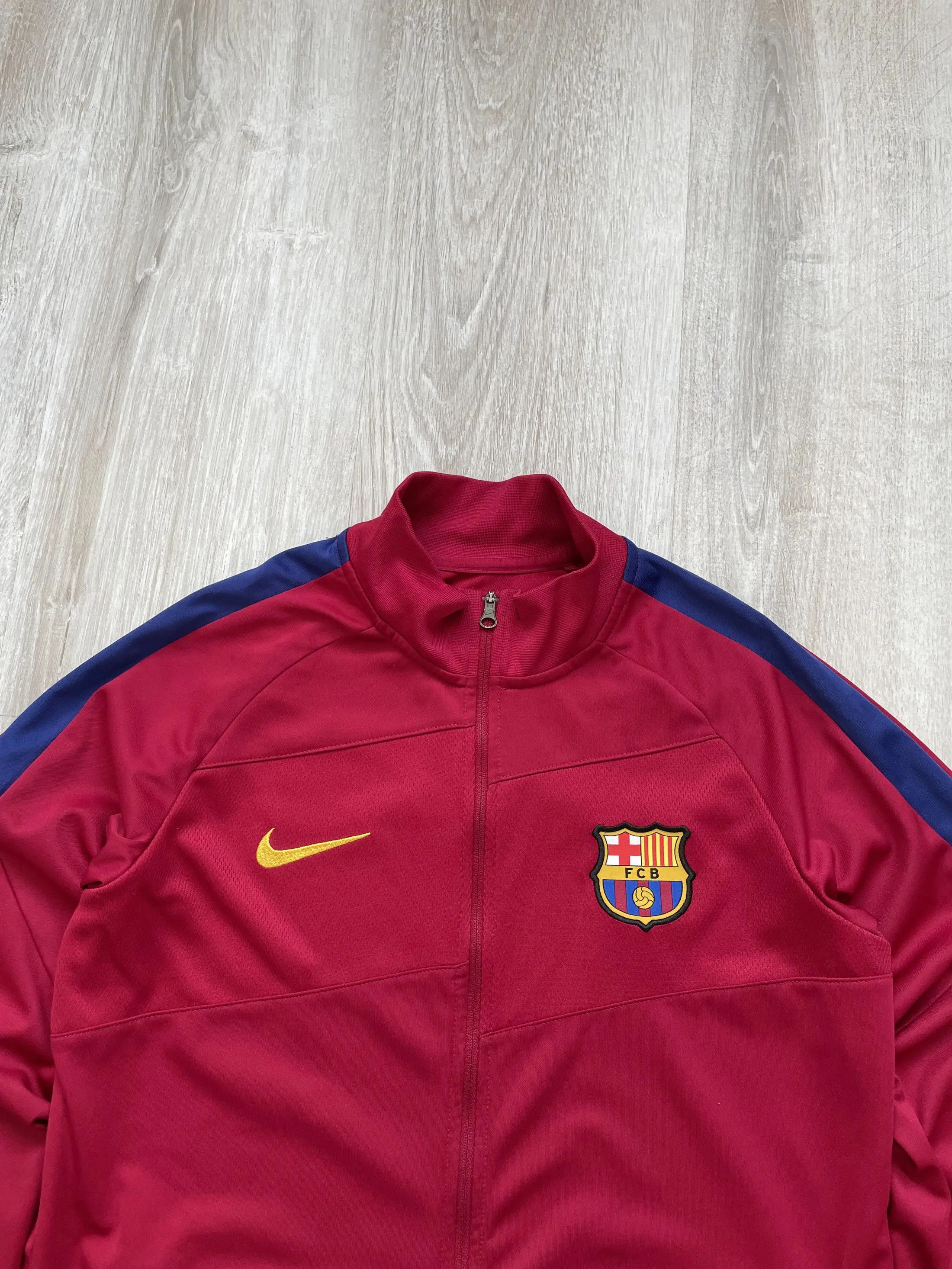 Nike Vintage Y2K Nike Barcelona Soccer Track Jacket Size US S / EU 44-46 / 1 - 3 Thumbnail