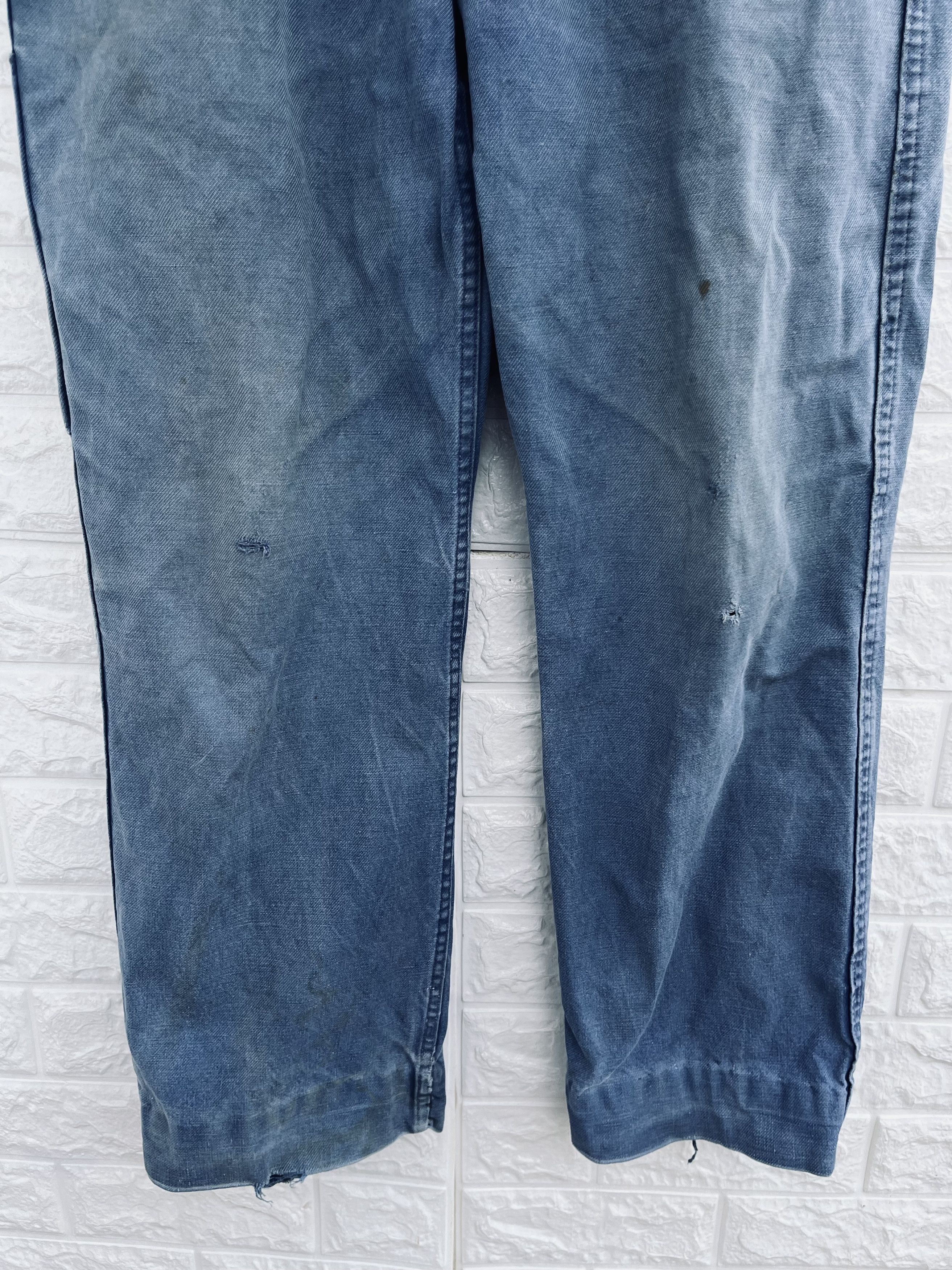 Vintage Vintage 40s 50s Navy Military Streetwear Fashion Style Size US 32 / EU 48 - 4 Thumbnail