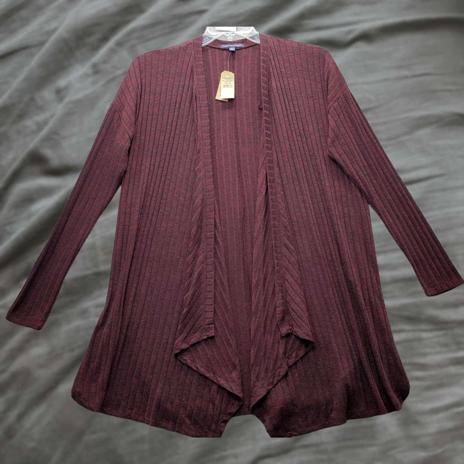 American Eagle Outfitters American Eagle Outfitters Cardigan Women Size L Open Front Knit Lightweight Multicolor Size L / US 10 / IT 46 - 1 Thumbnail
