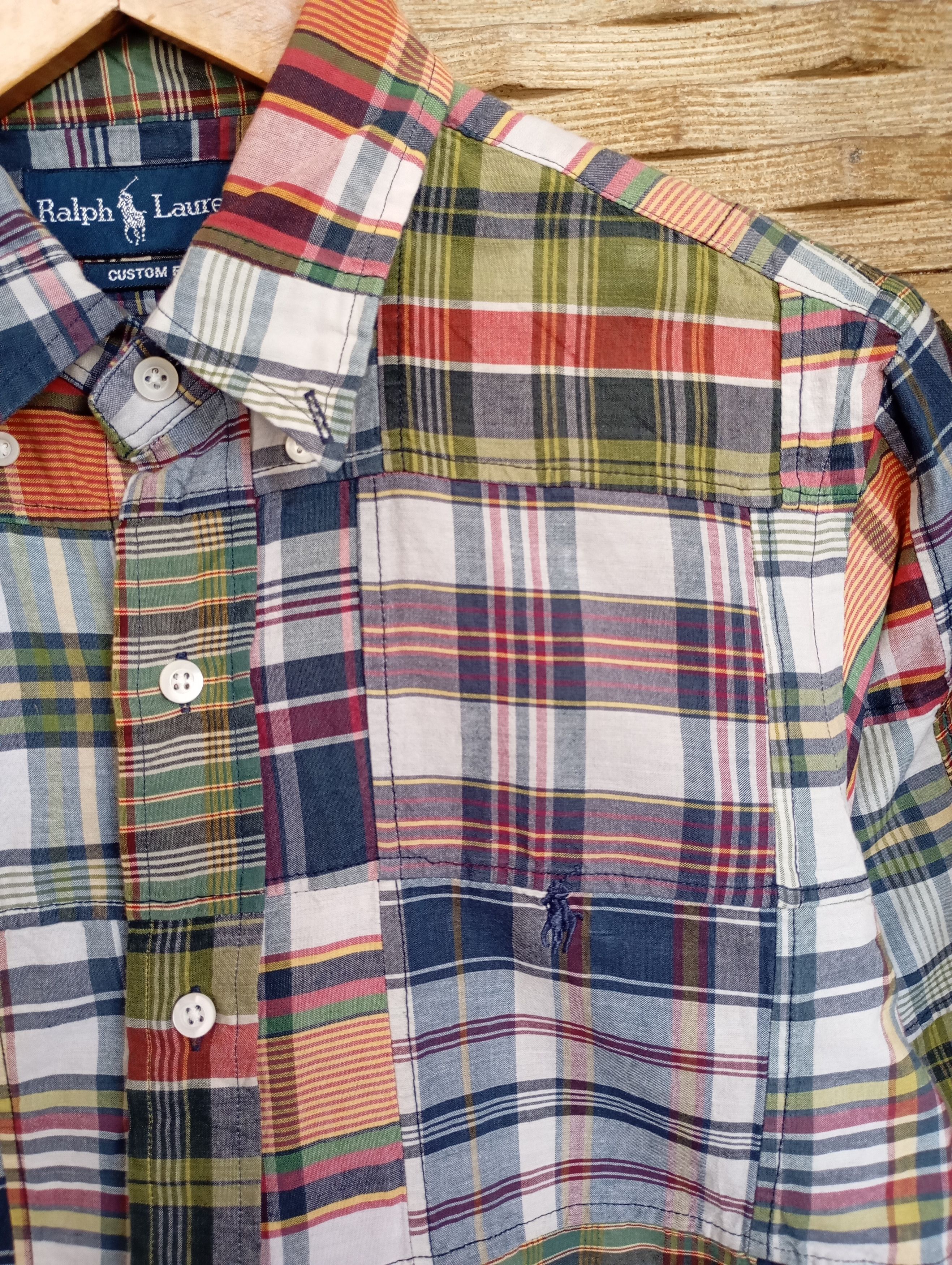 Polo Ralph Lauren Vintage Patchwork Shirts Ralph Lauren Size US S / EU 44-46 / 1 - 4 Thumbnail