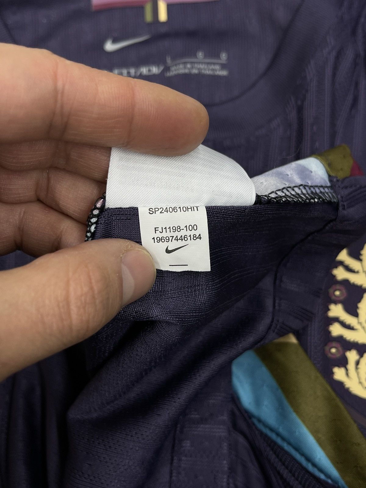 Nike Nike England 2024-2025 Grealish 7 Soccer Jersey Football Size US L / EU 52-54 / 3 - 15 Thumbnail