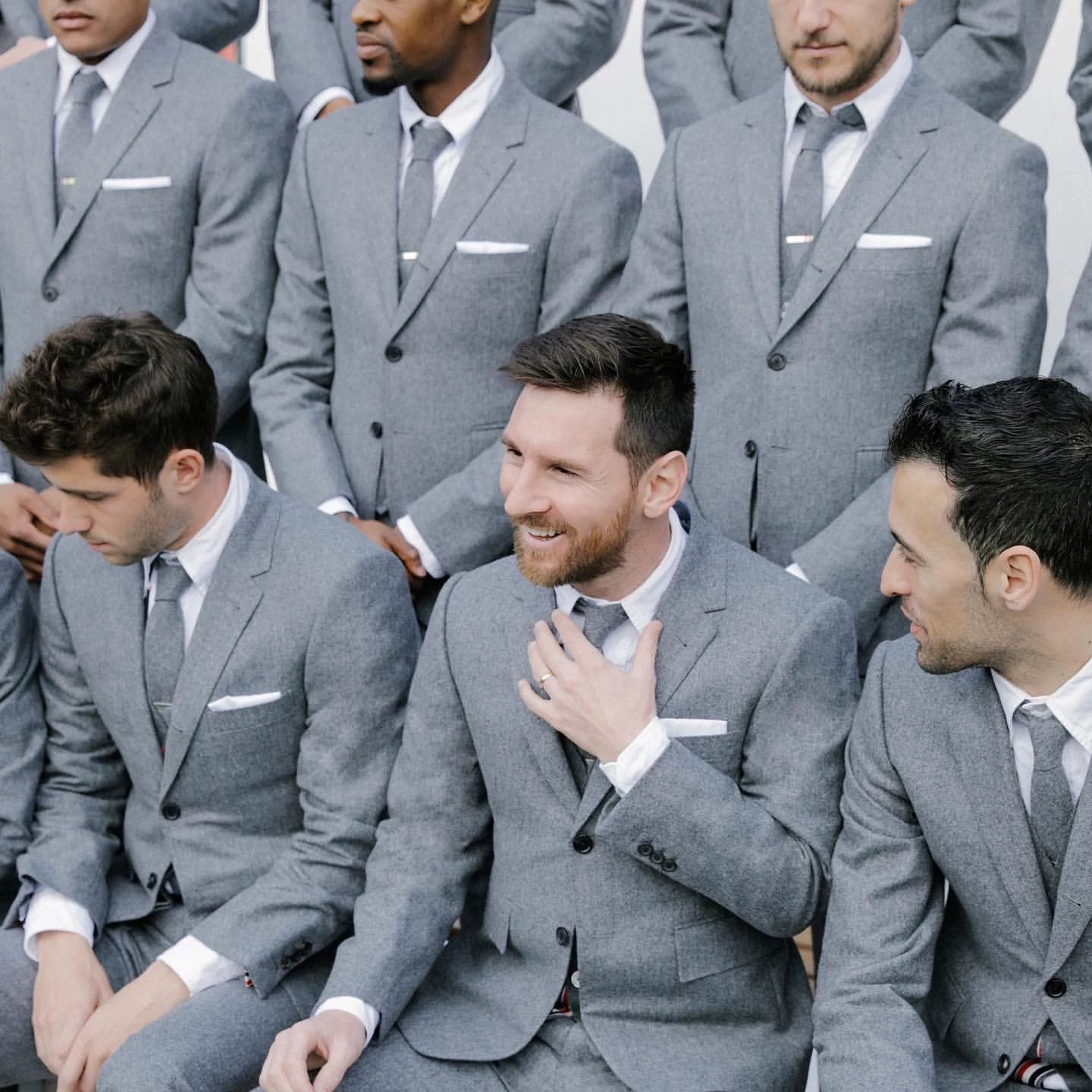 Thom Browne Thom Browne 4-Bar Mid-Gray Slim Fit Suit Size 1 New Size US S / EU 44-46 / 1 - 7 Thumbnail