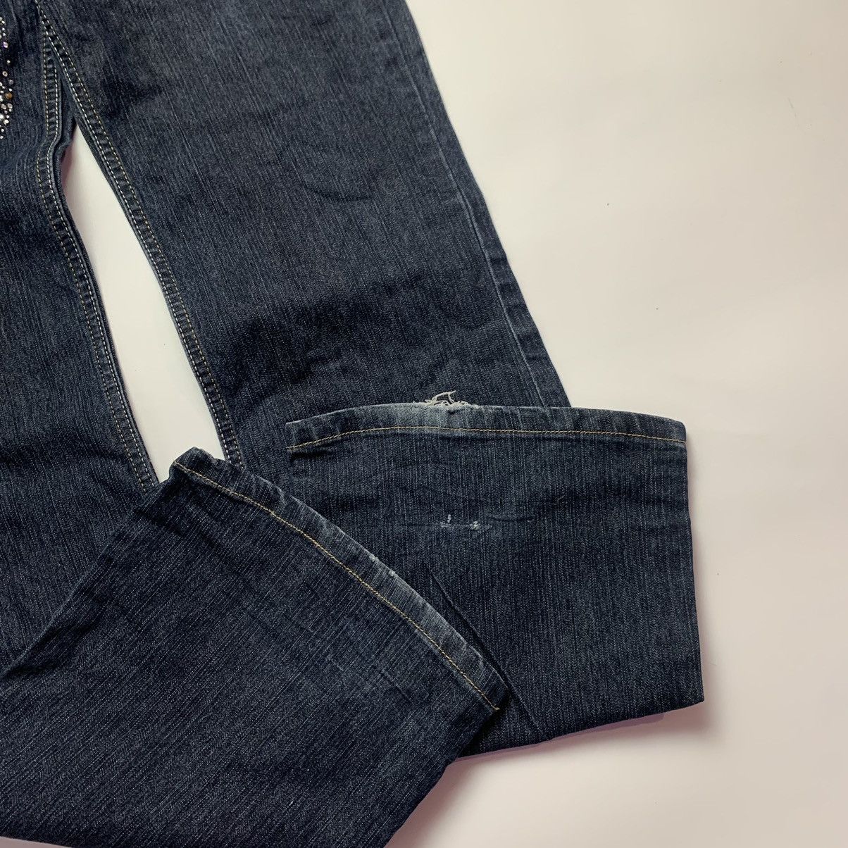 Other Armani Wash Flared Jeans Bootcut Denim rhinestones Size 28" / US 6 / IT 42 - 7 Thumbnail