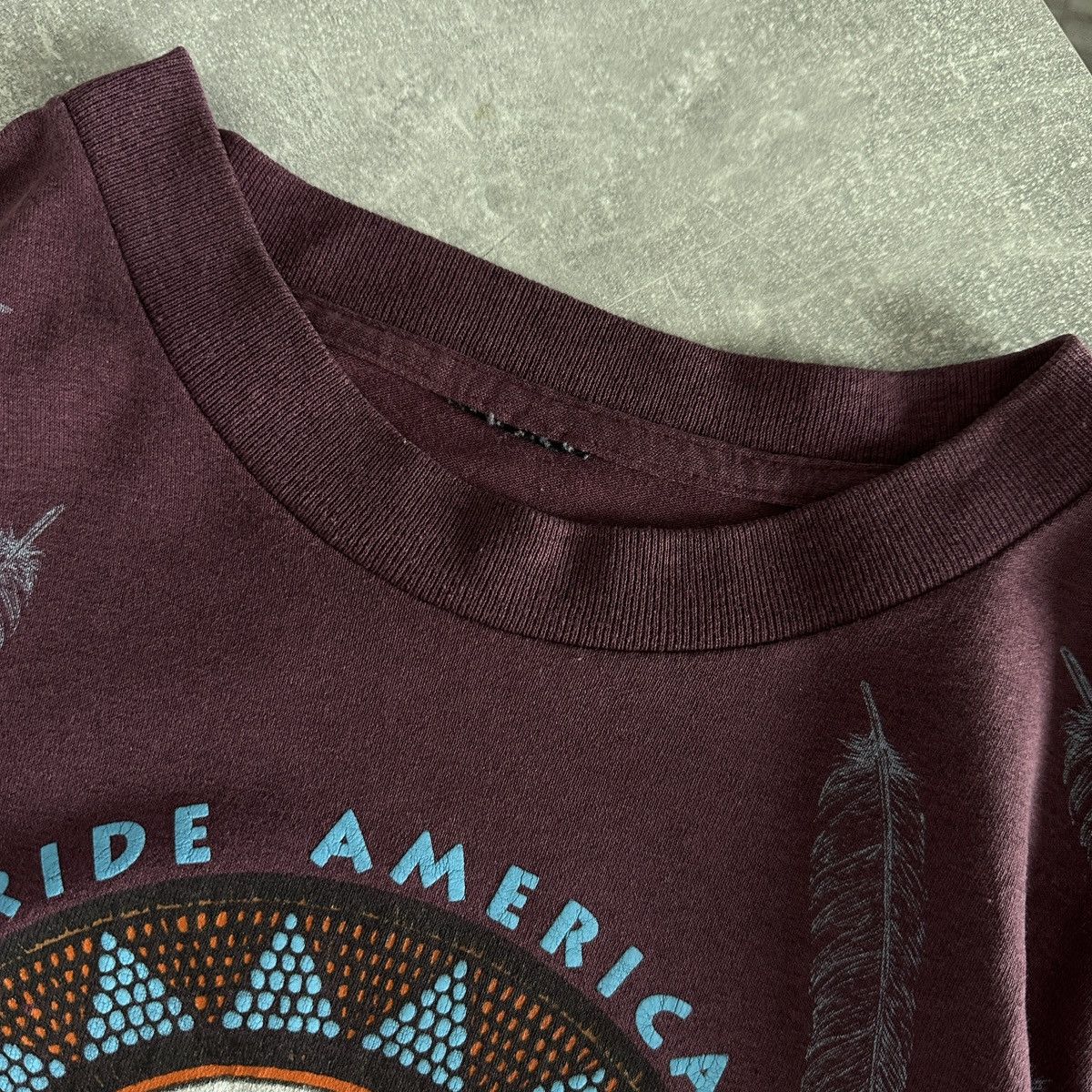 American Eagle Outfitters Vintage 90s Ride American Biker Eagle tee aop pitt bike y2k Size US XL / EU 56 / 4 - 8 Thumbnail
