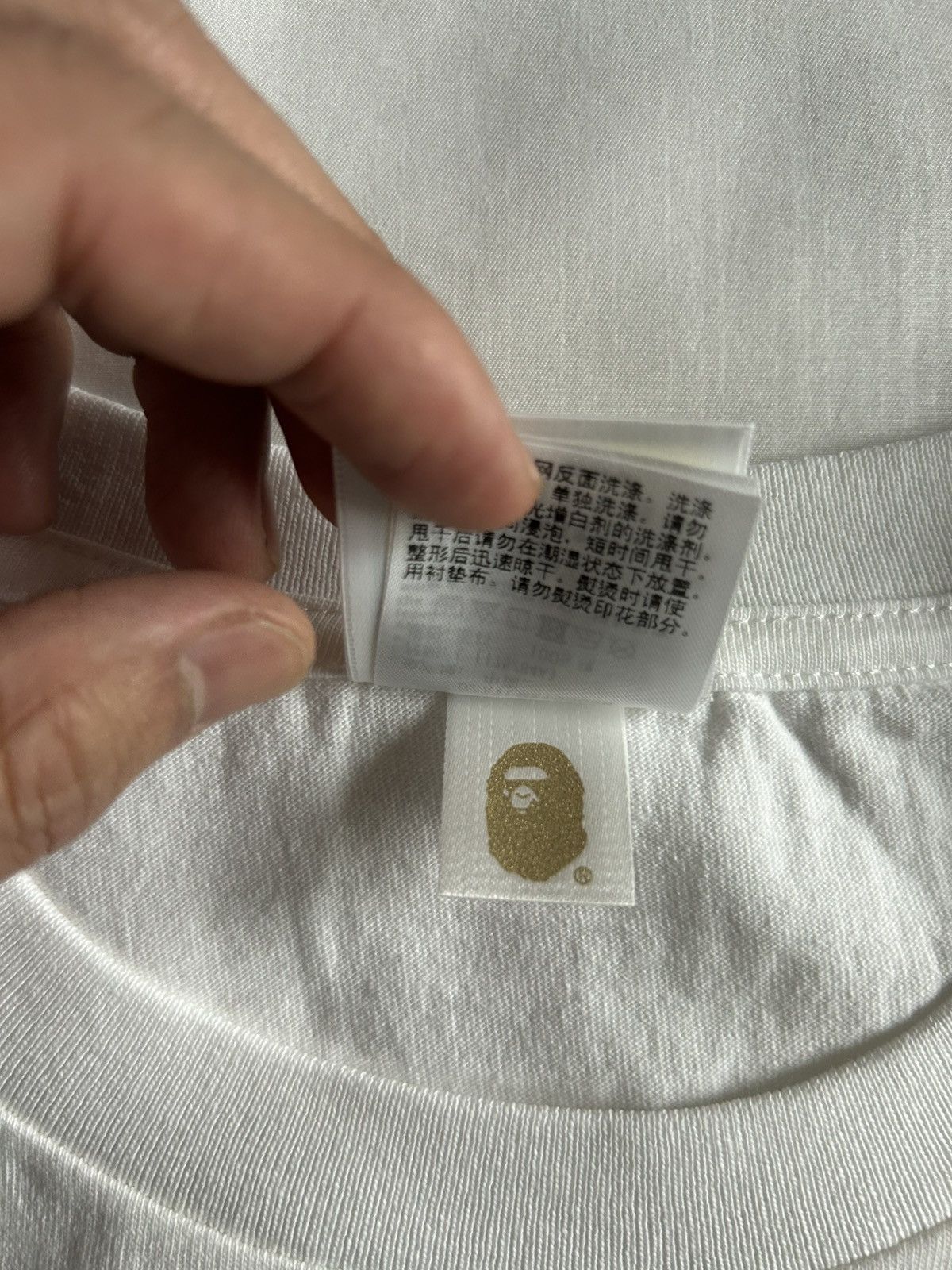 Bape Bape White ABC Camo Baby Milo Tee White Blue Size US L / EU 52-54 / 3 - 7 Thumbnail