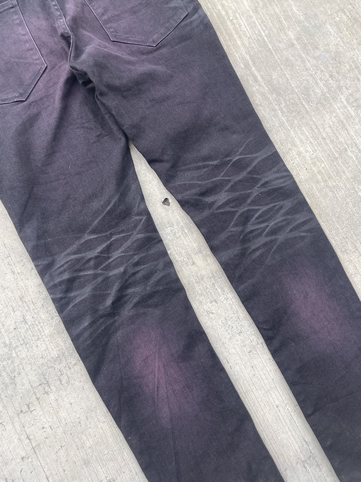 Japanese Brand 💥RARE💥2000s JAPANESE BRAND SEMANTIC DESIGN WAX SKINNY JEANS Size US 32 / EU 48 - 6 Thumbnail