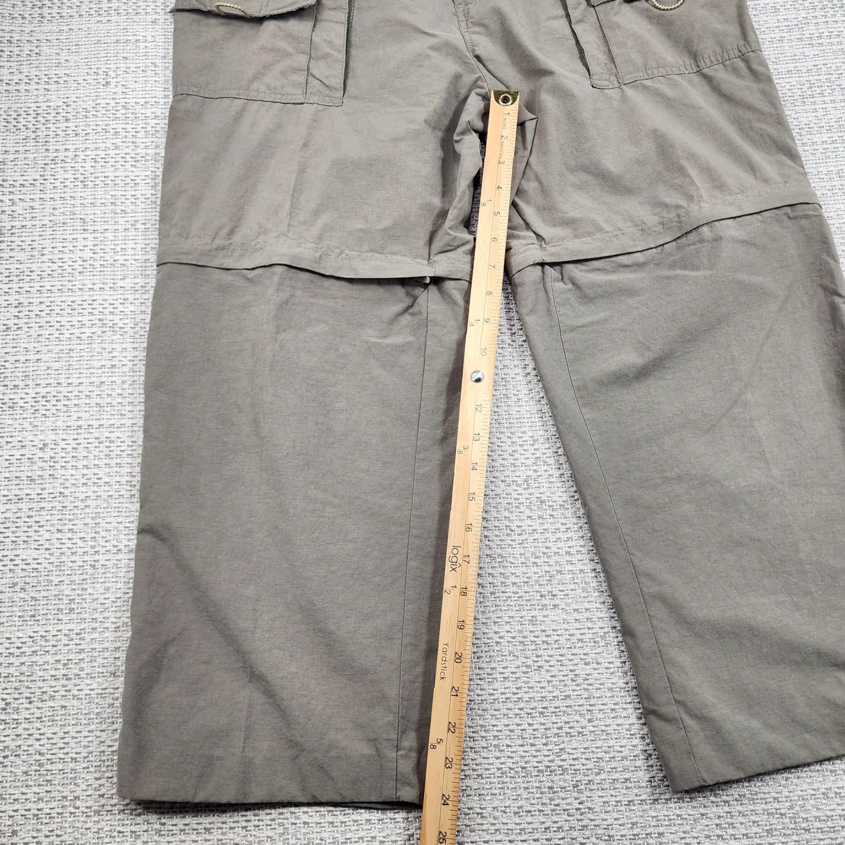 Vintage Rugged Earth Outfitters Pants Mens 34x24 Brown Convertible Cargo Hiking Outdoor Shirt Size US 34 / EU 50 - 5 Thumbnail
