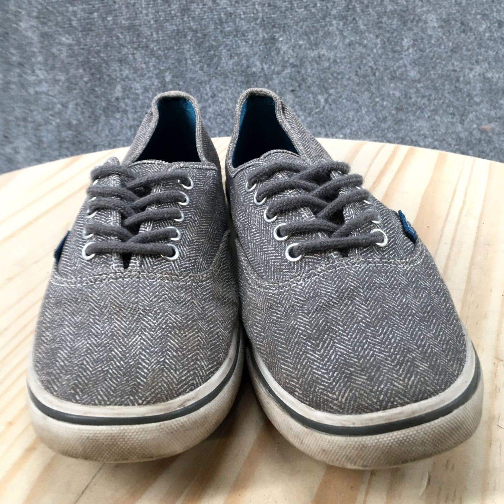 Vans Vans Shoes Mens 7 Womens 8.5 Skate Lace Up Sneakers Gray Fabric Low Top Casual Size M / US 6-8 / IT 42-44 - 7 Thumbnail