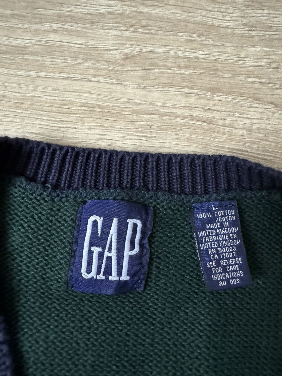 Gap Vintage 90s Gap Knit Vest Sweater Size US L / EU 52-54 / 3 - 4 Thumbnail