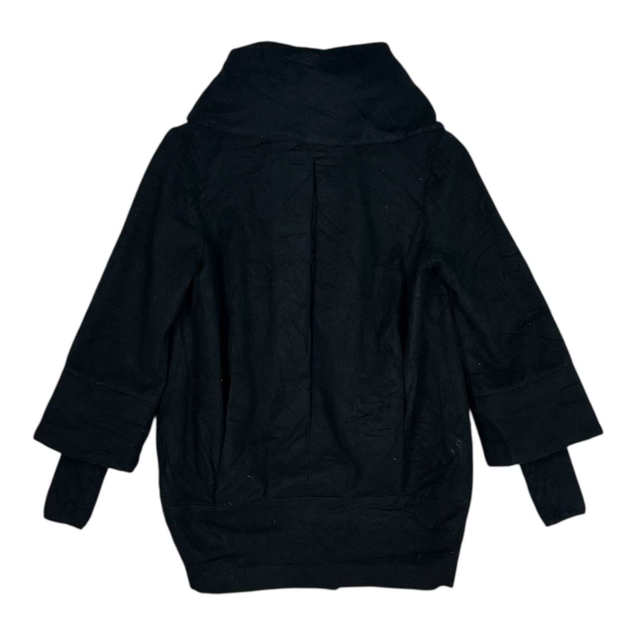 SLY FINAL DROP! SLY Wool Black Peacoat Jacket Size US M / EU 48-50 / 2 - 2 Thumbnail