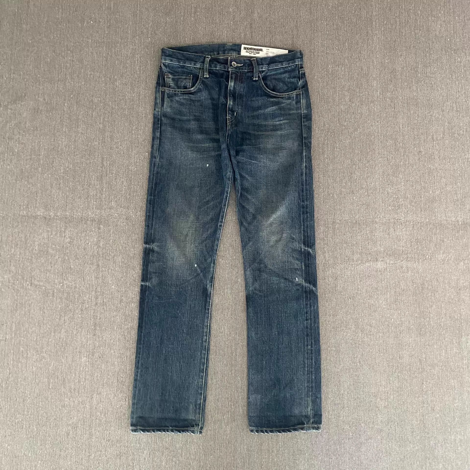 Neighborhood Neighborhood 19aw Dp-Mid Slim Straight Wash Jeans M Size US 32 / EU 48 - 2 Thumbnail