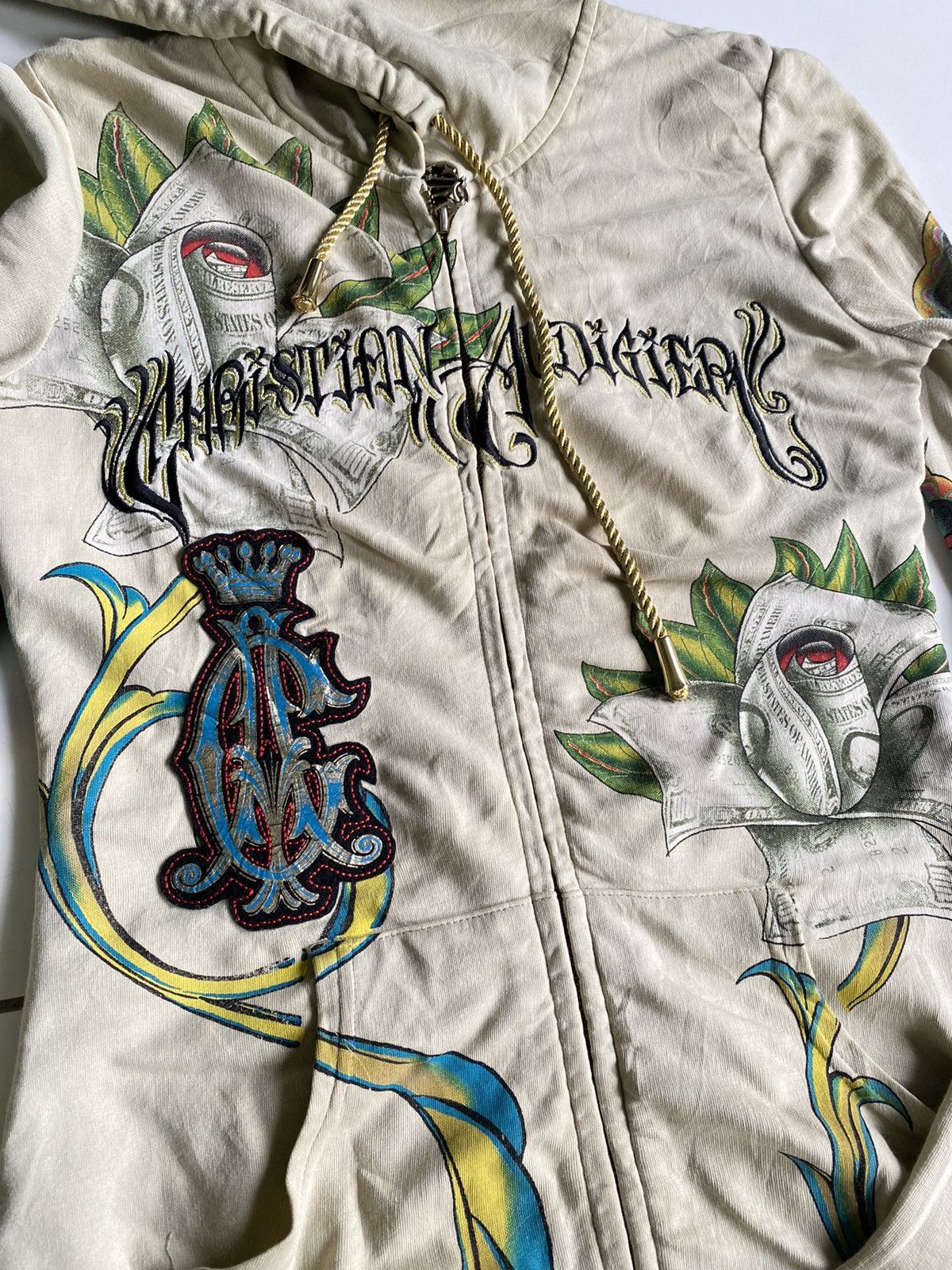 Affliction Christian audigier with love affliction zip Up Hoodie Size XS / US 0-2 / IT 36-38 - 7 Thumbnail