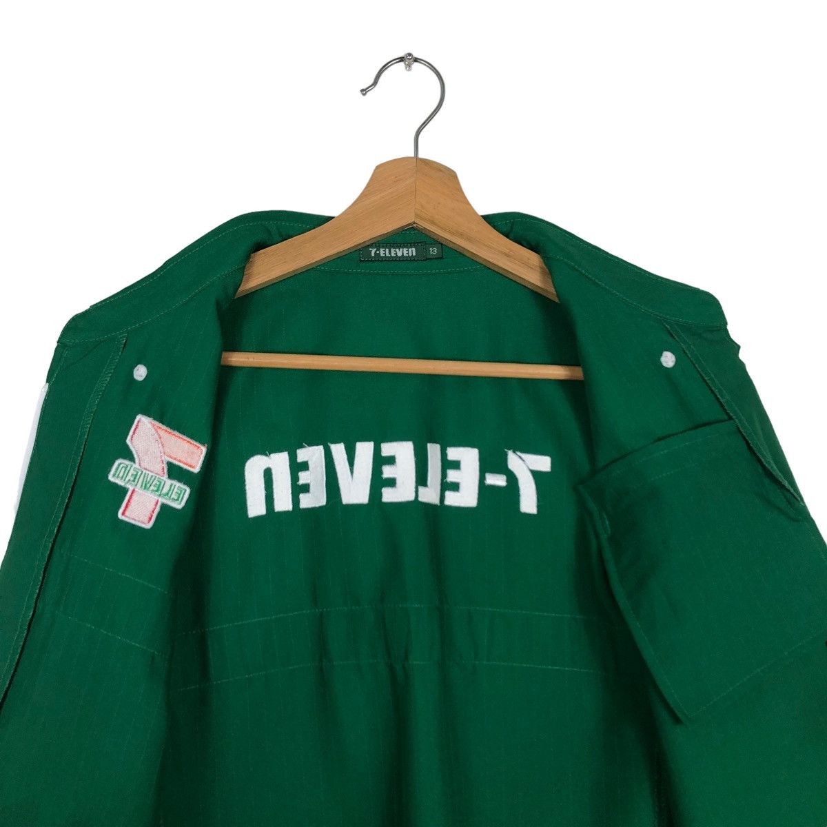Japanese Brand 🔥LONG SLEEVE WORK VINTAGE 7-ELEVEN BIG LOGO JAPAN Size US M / EU 48-50 / 2 - 11 Thumbnail
