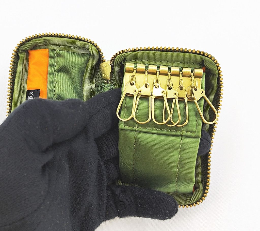 Porter PORTER tanker green key holder zip around Size ONE SIZE - 3 Thumbnail