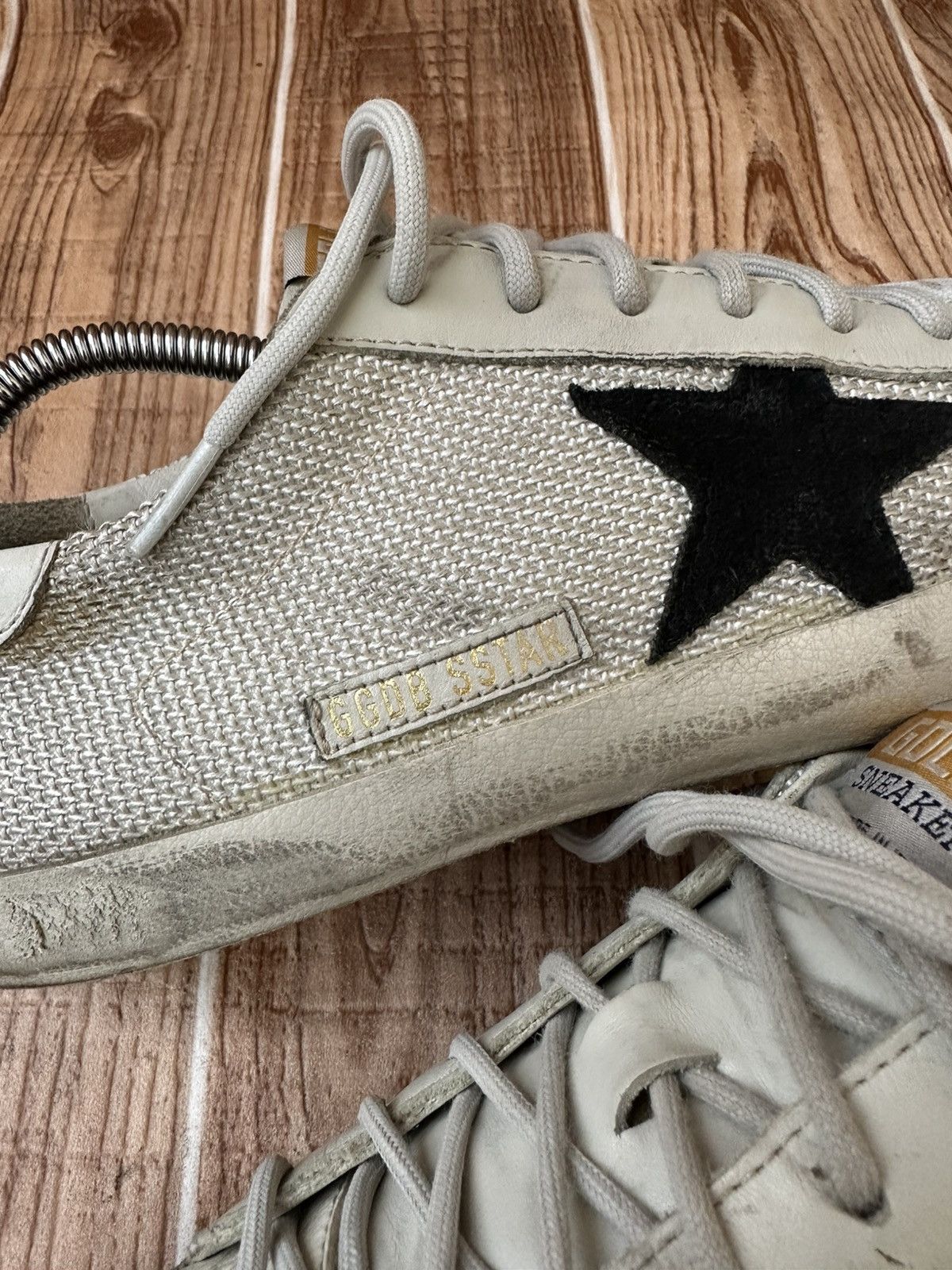 Golden Goose Golden Goose Superstar White Mesh GGDB Lowtops Size US 9 / EU 42 - 11 Thumbnail