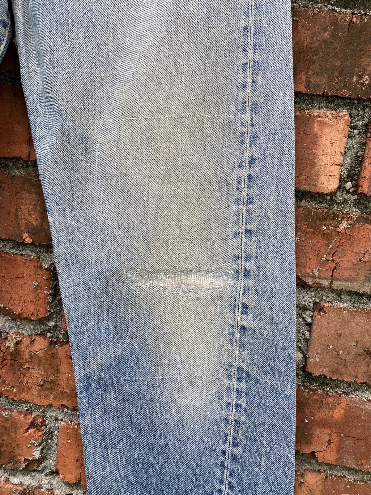 Levi's Vintage Clothing W28x30 Vintage levi's 501 distressed repaired redline USA Size US 28 / EU 44 - 8 Thumbnail