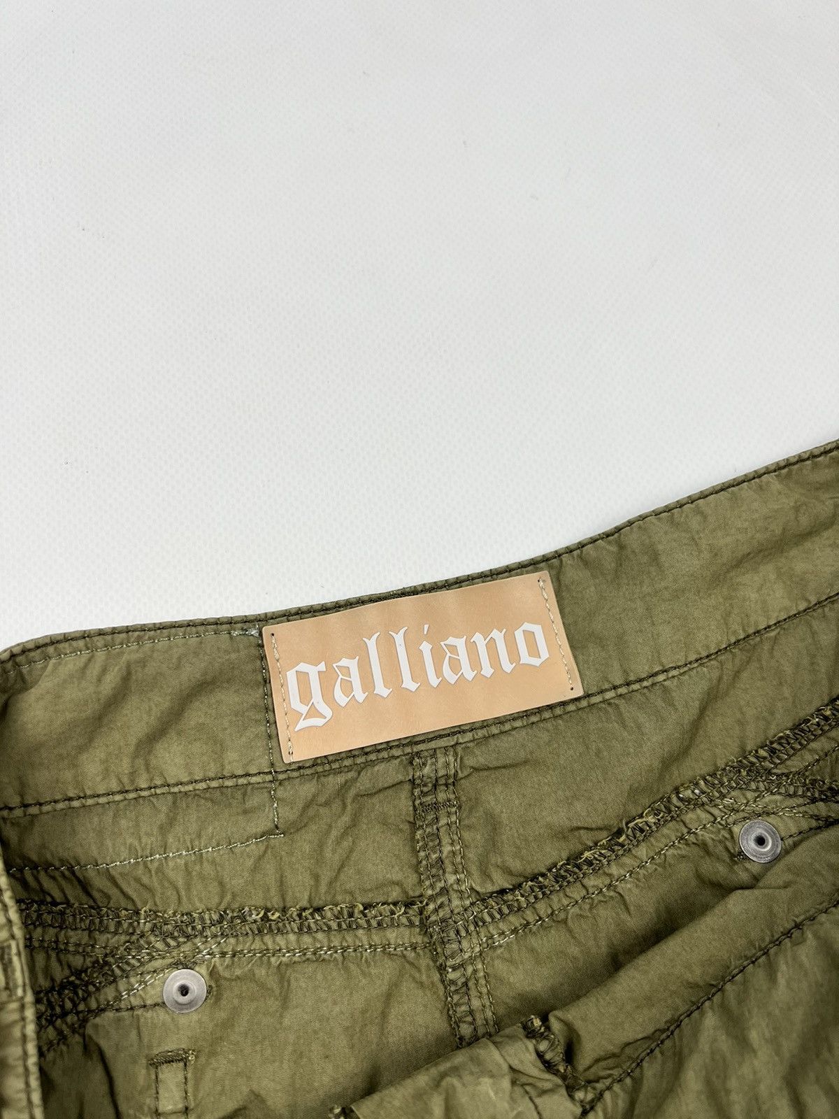 John Galliano Galliano Fighters Club Cargo Women’s Made in Italy Pants Size 27" / US 4 / IT 40 - 3 Thumbnail