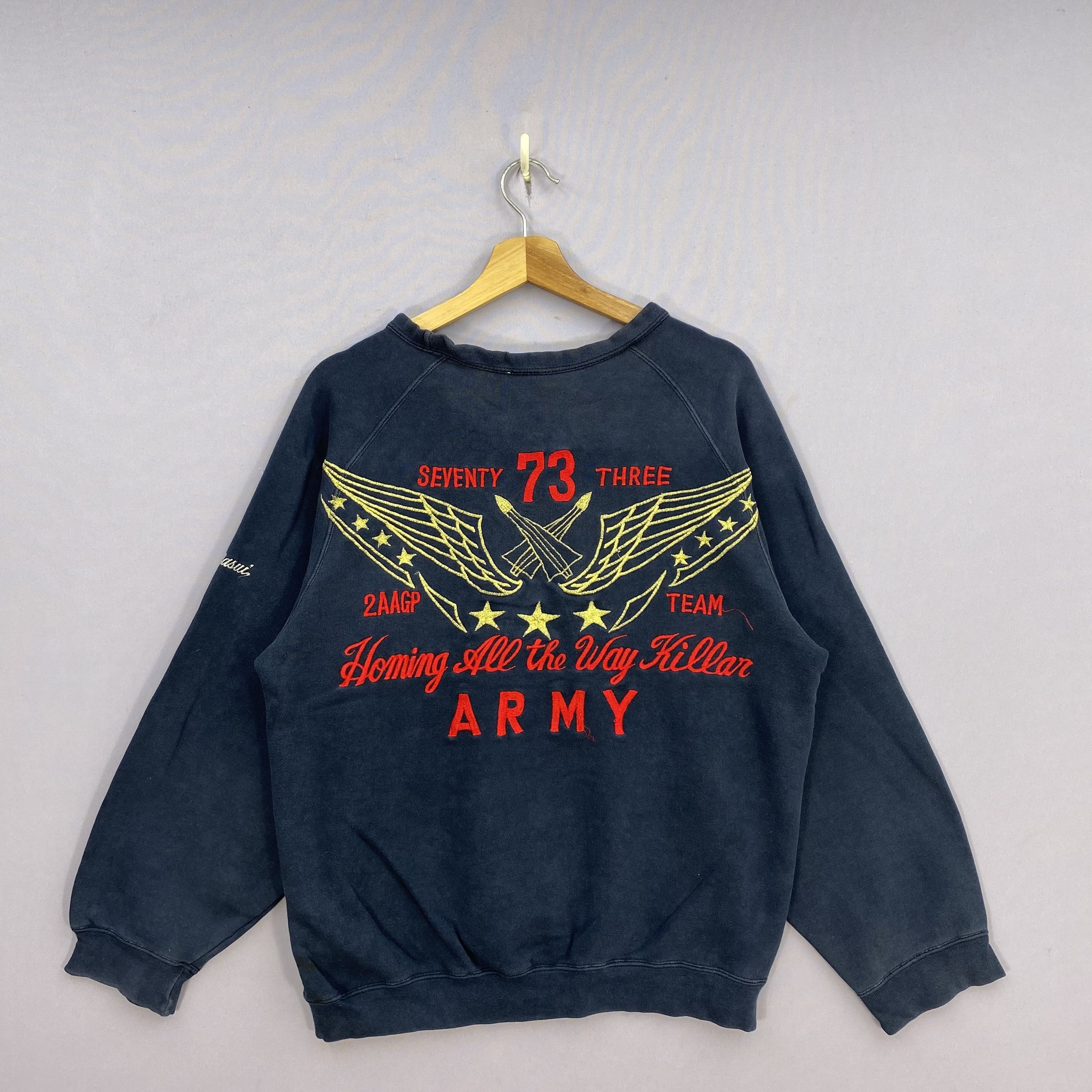 Vintage Vintage 73 Army Homing All the Way Killar Sweater Military Size US M / EU 48-50 / 2 - 2 Thumbnail