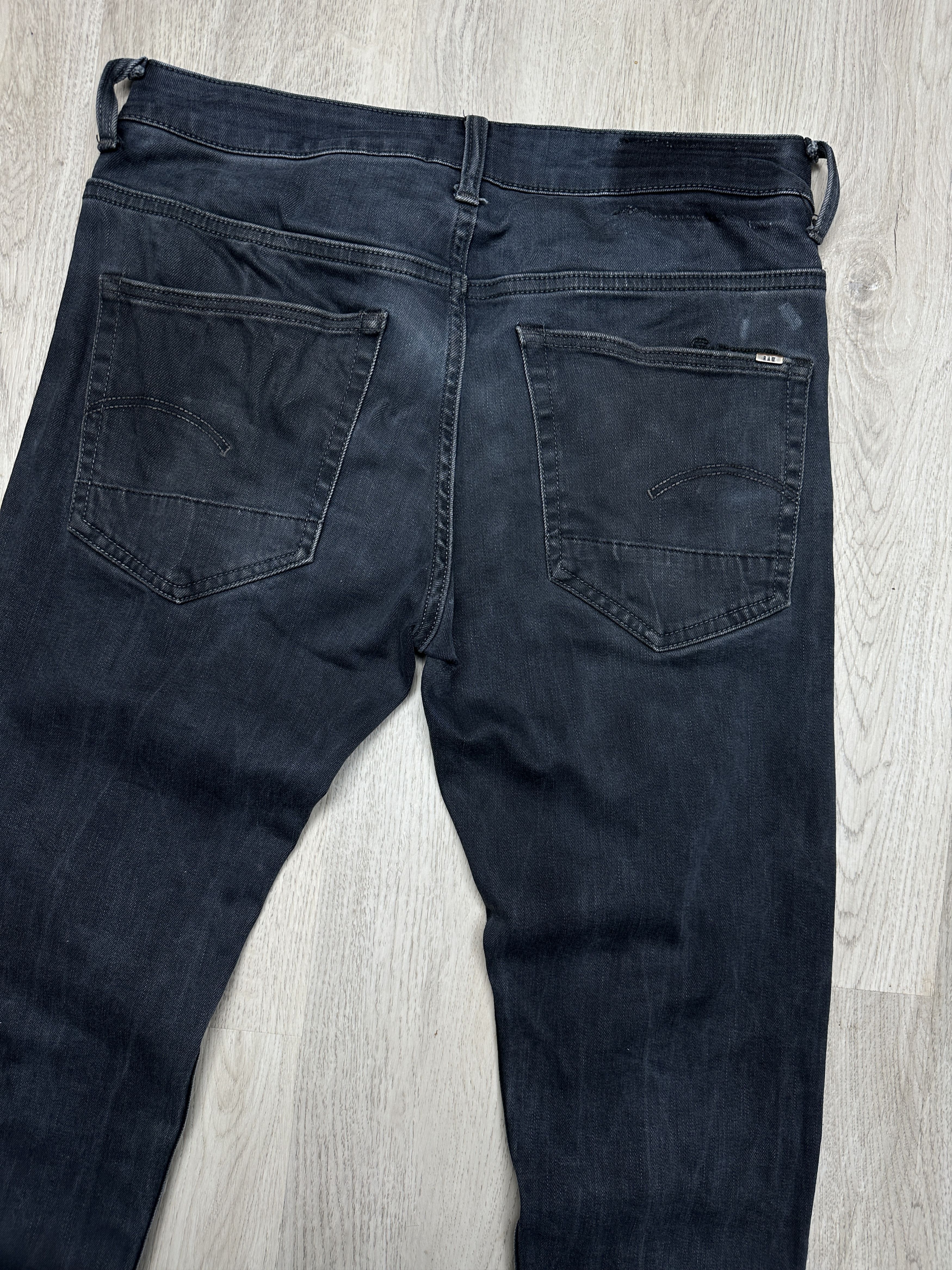 G-Star G Star Raw 3301 Slim Mens Denim Pants Jeans Size US 32 / EU 48 - 9 Thumbnail