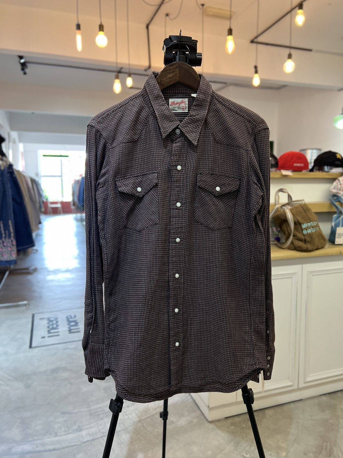 Wrangler Vintage Wrangler Pearl Snap Shirt - Medium (P21) Size US M / EU 48-50 / 2 - 8 Thumbnail
