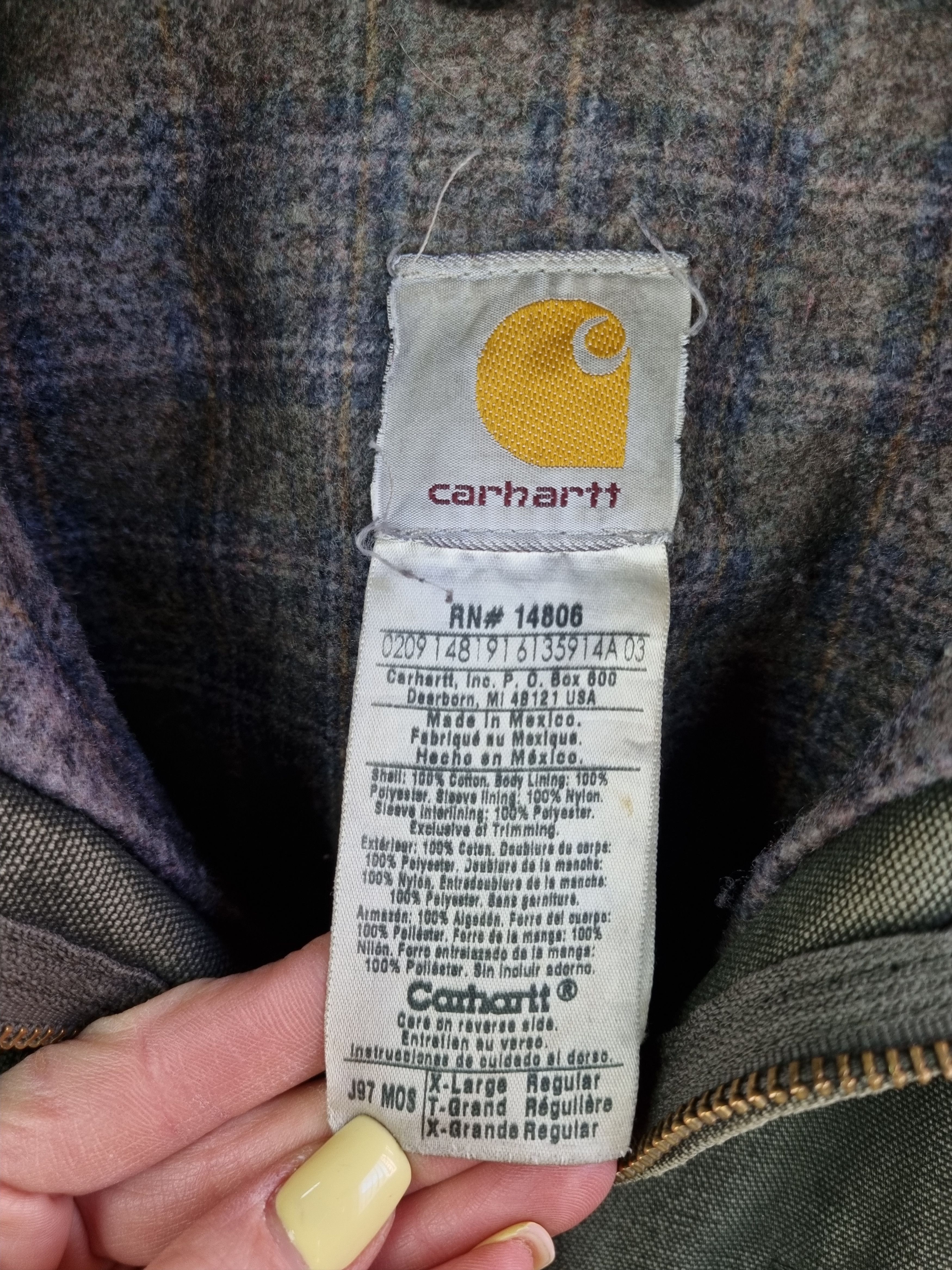 Carhartt Carhartt Distressed Ripped Faded Dirty Rare Jacket Size US XL / EU 56 / 4 - 7 Thumbnail
