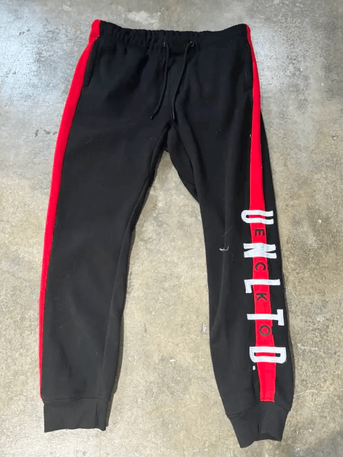 Ecko Unltd. Ecko Unltd. Men's Black and Red Joggers-tracksuits Size US 36 / EU 52 - 1 Thumbnail