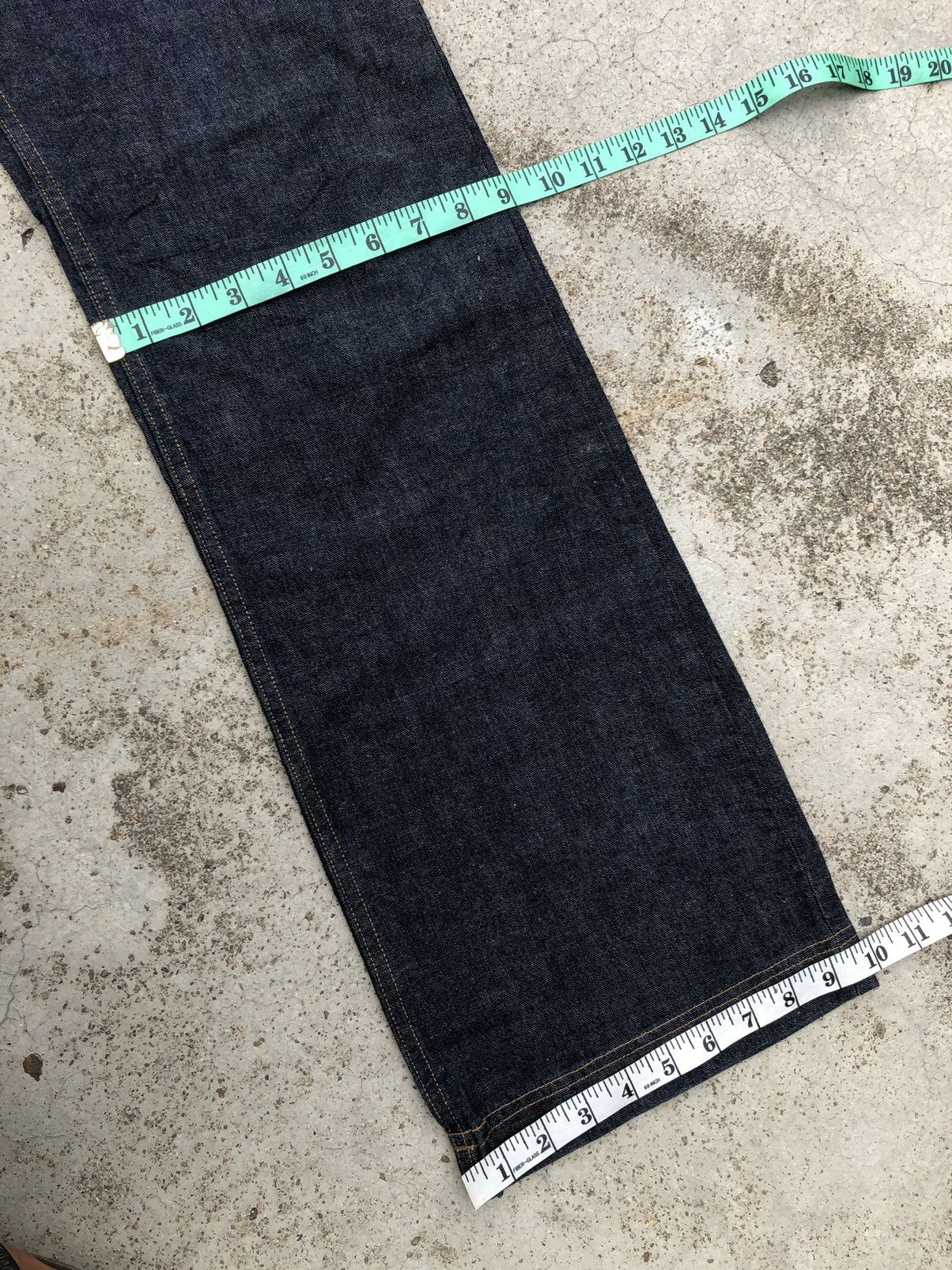 Japanese Brand FLARED RELACHER BLUE JEANS Size 28" / US 6 / IT 42 - 8 Thumbnail