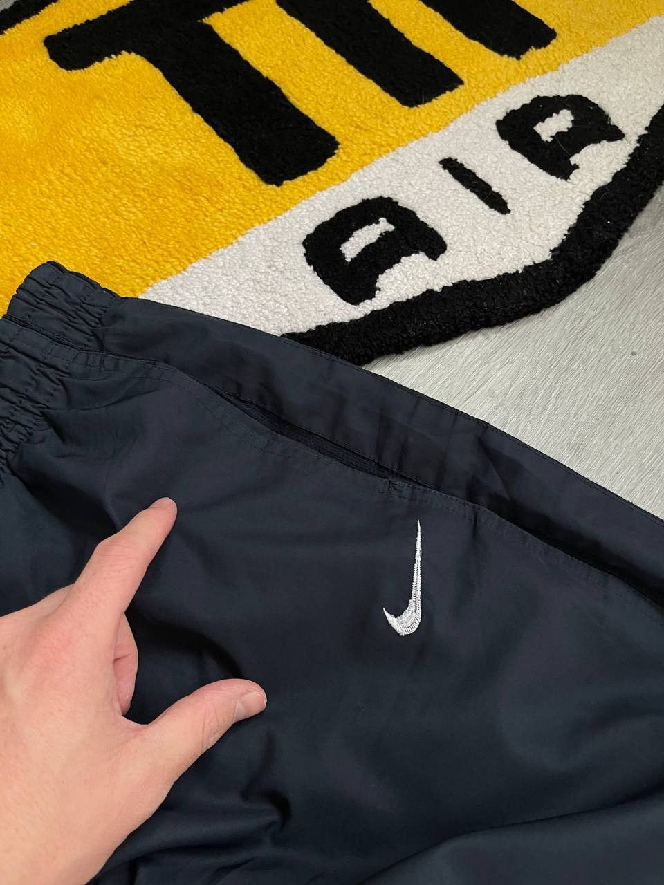 Nike × Streetwear × Vintage nike swoosh 2000s rare nylon pants Size US 34 / EU 50 - 4 Thumbnail