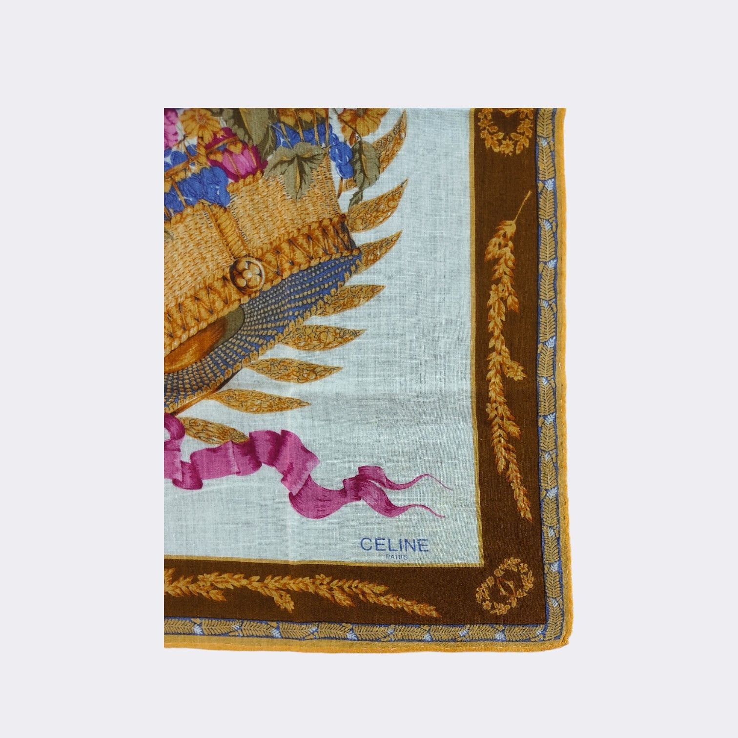 Celine × Vintage Vintage Celine Handkerchief Neckerchief Bandana H618H Size ONE SIZE - 3 Thumbnail
