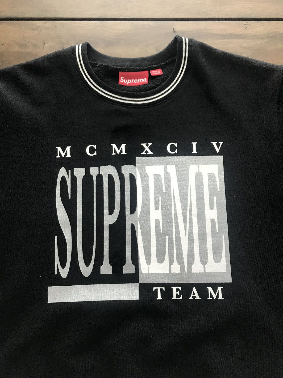 image of Supreme Sweater in Black, Men's (Size Large)
