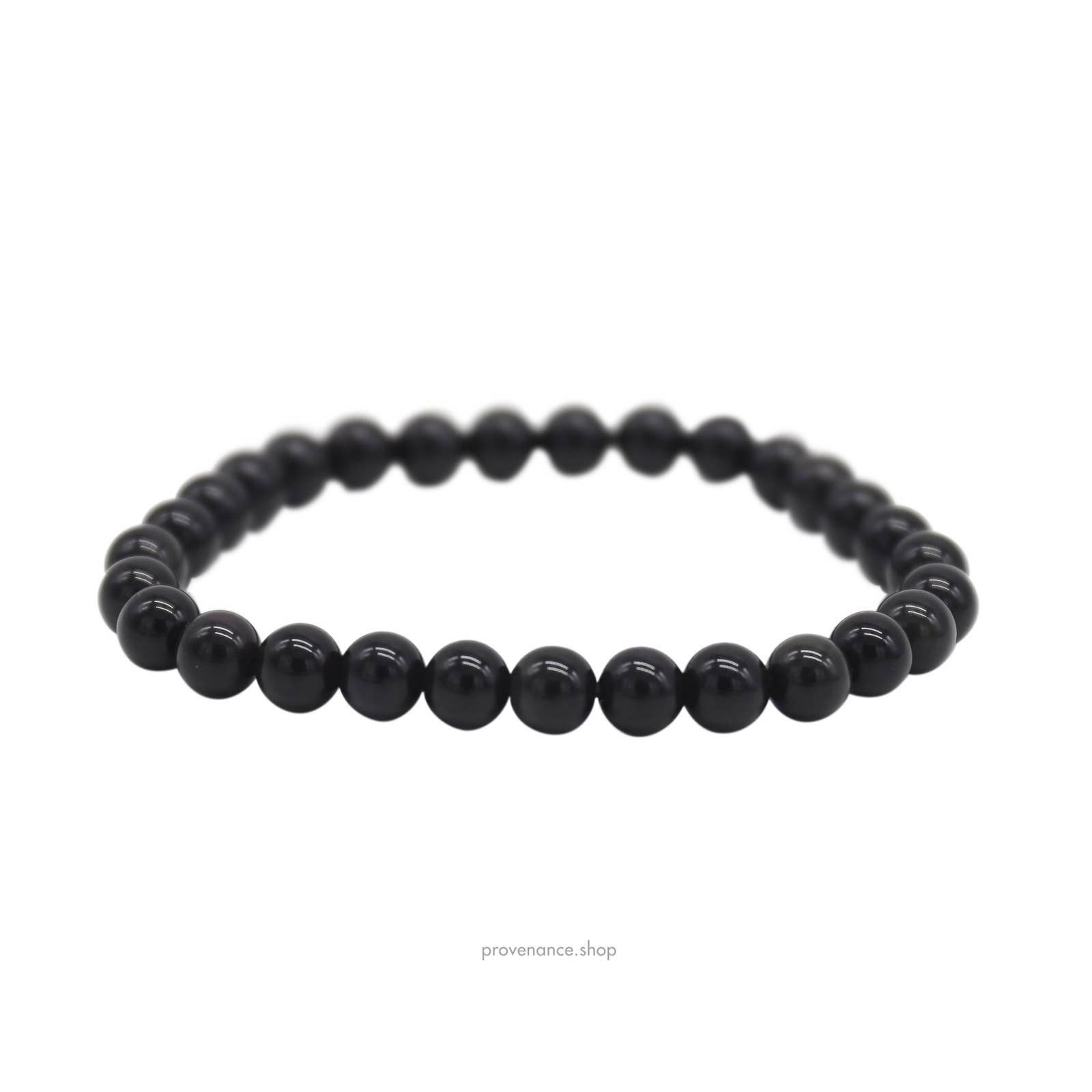 Jewelry 🔴 Bracelet - Black Onyx 6mm. Size ONE SIZE - 1 Preview