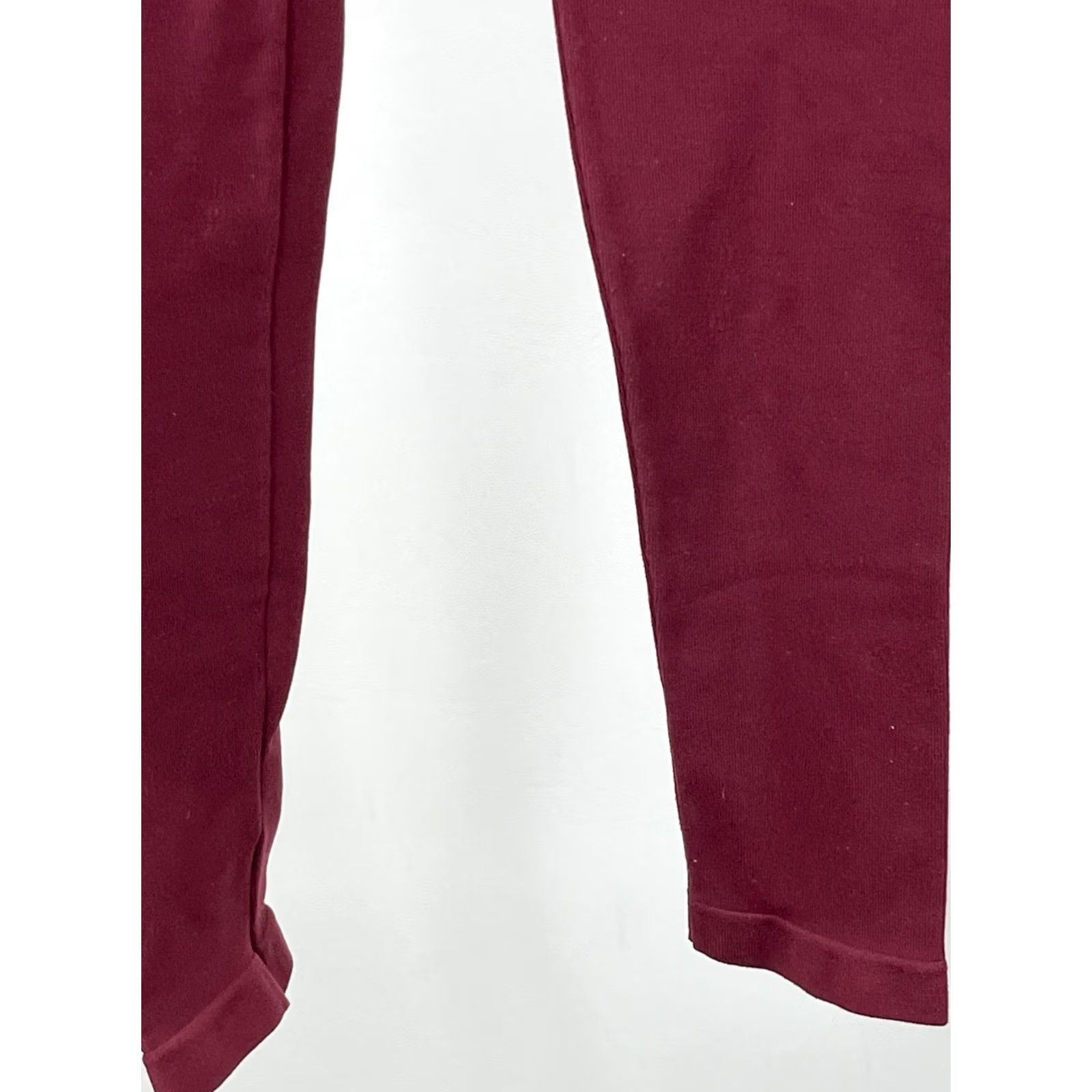 Spanx Spanx Star Power Leggings Womens M Maroon High Rise Stretch Pull On Pants Size 32" / US 10 / IT 46 - 3 Thumbnail
