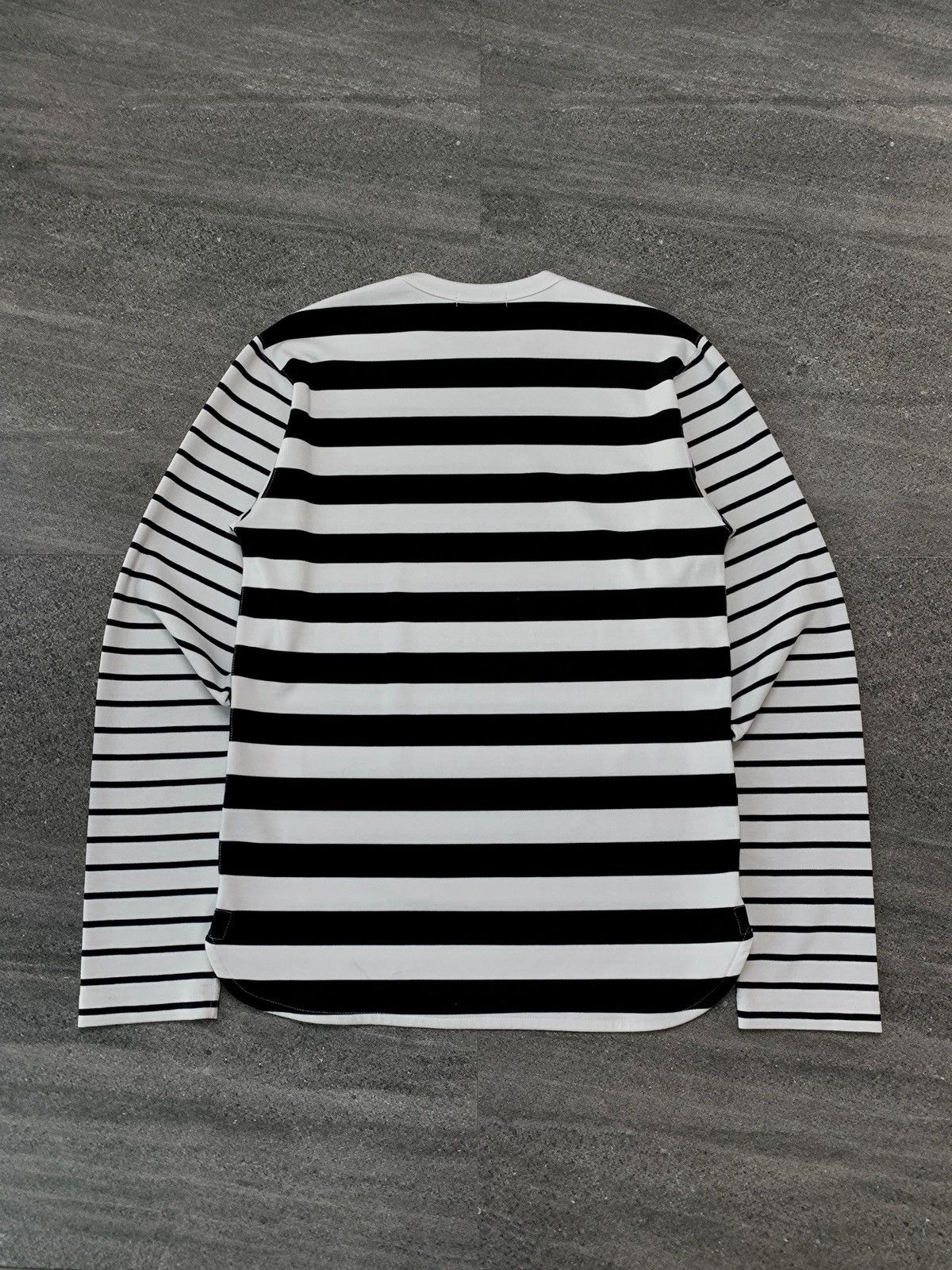 Comme des Garcons Homme Multi Striped Long Sleeve tee - Medium Size US M / EU 48-50 / 2 - 4 Thumbnail