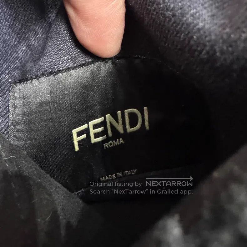 Fendi Fendi Leather and Fur Denim Jacket Size US S / EU 44-46 / 1 - 5 Thumbnail