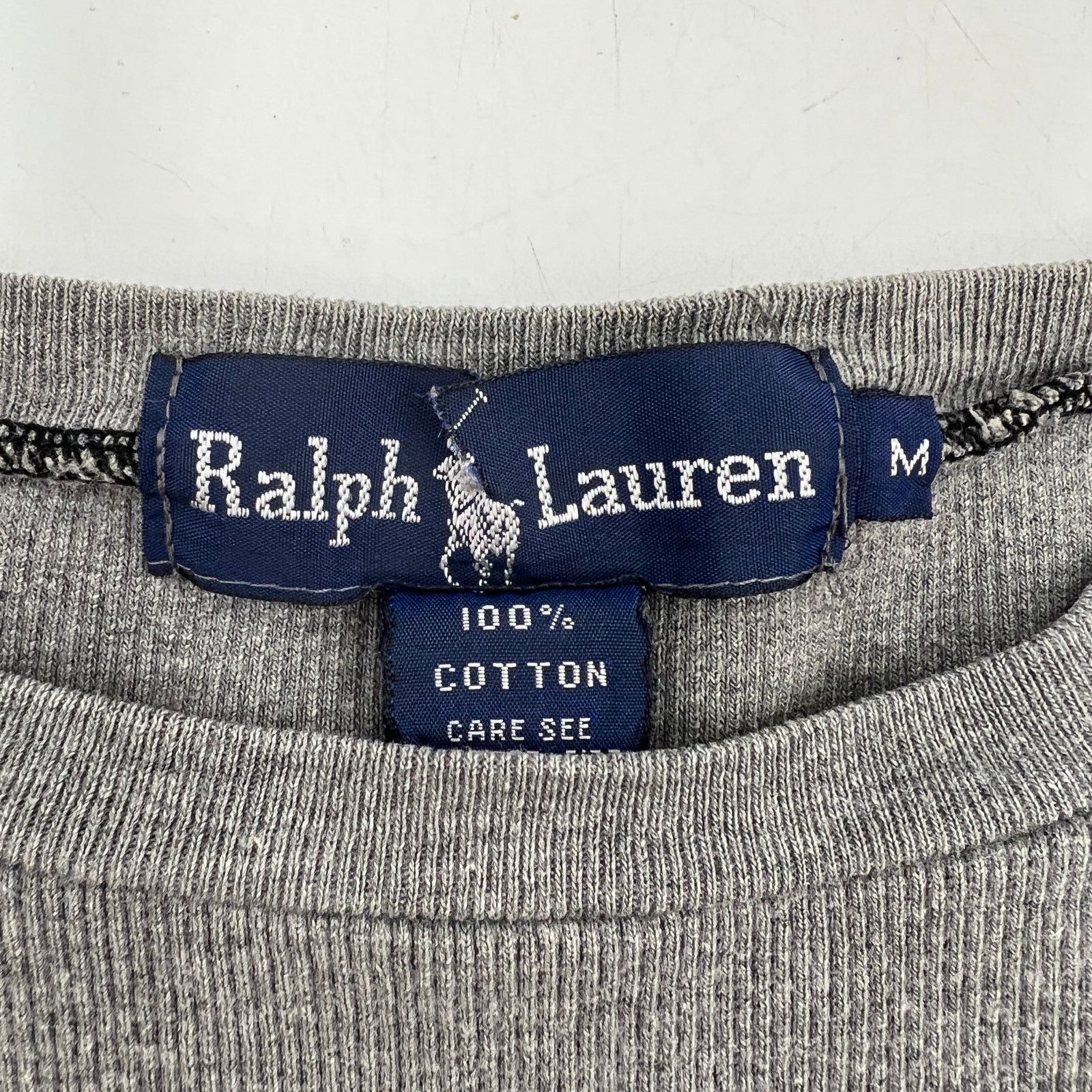 Ralph Lauren Vintage Ralph Lauren Ribbed Bodysuit Gray Size M / US 6-8 / IT 42-44 - 3 Thumbnail