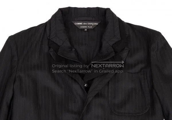 Comme des Garcons COMME des GARCONS HOMME PLUS Layered Blazer. Size US XS / EU 42 / 0 - 5 Thumbnail