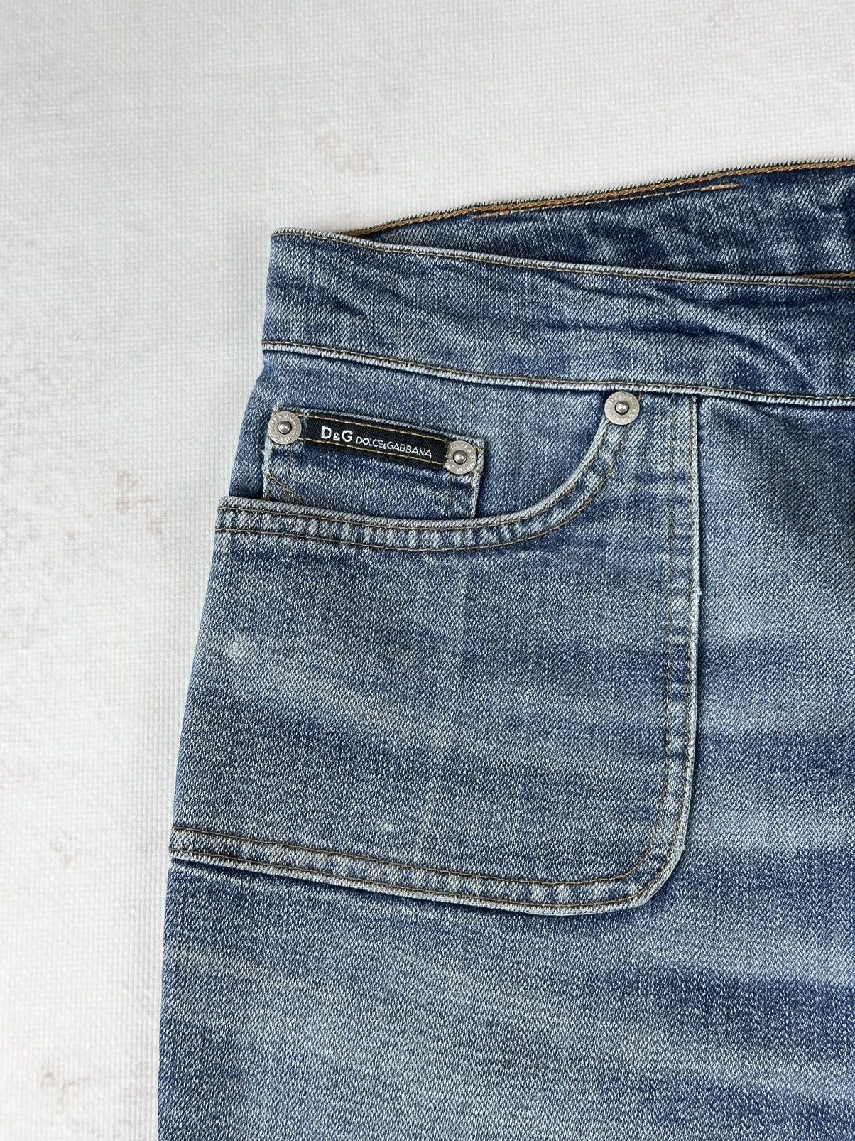 Dolce & Gabbana × Japanese Brand Avant Garde Vintage Dolce & Gabbana 00s Baggy Japanese LGB Size 28" / US 6 / IT 42 - 2 Thumbnail