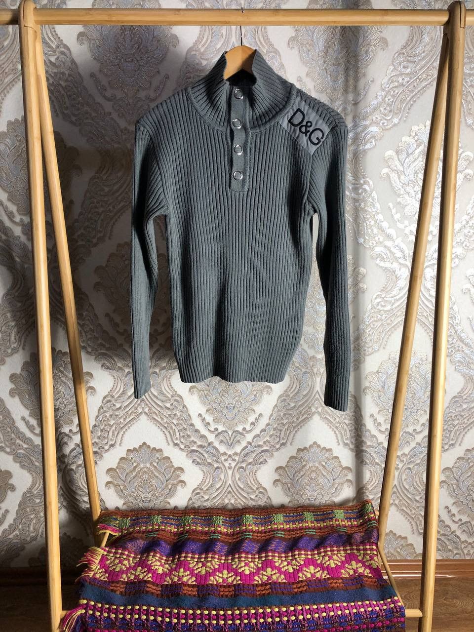 VINTAGE DOLCE & GABBANA ITALIAN DESIGNER SWEATER KNIT 90s