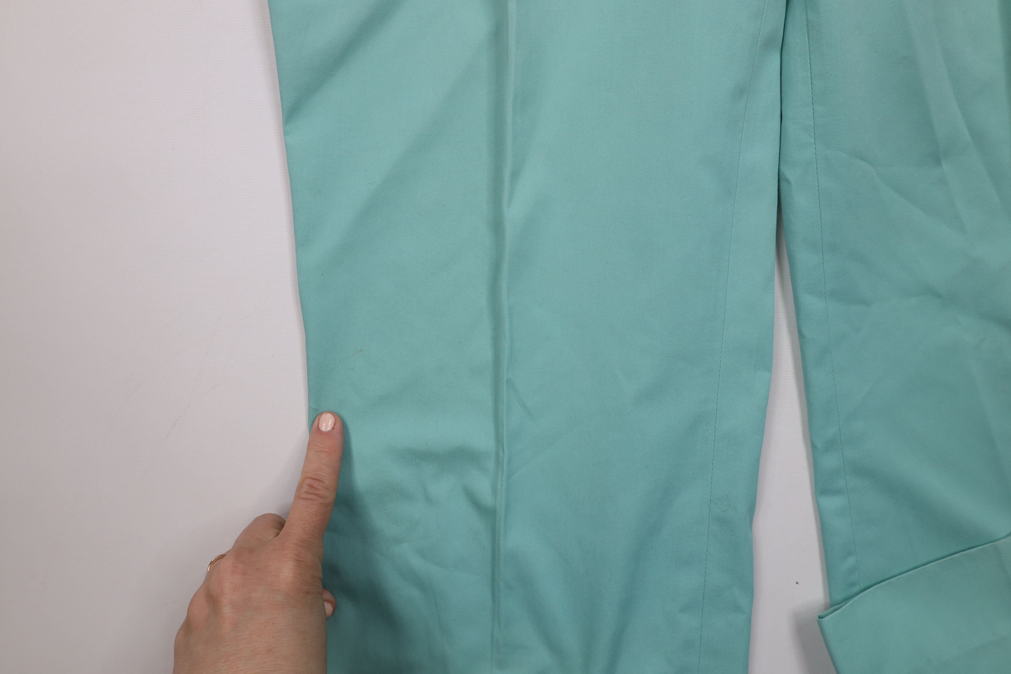 Izod × Vintage Vintage 80s 90s Izod Pleated Wide Leg Chino Pants Blue Size US 34 / EU 50 - 6 Thumbnail