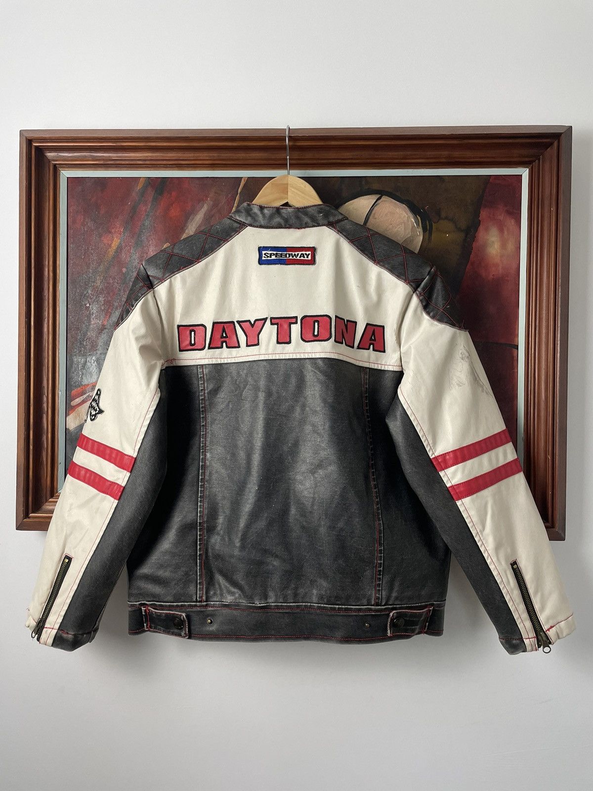 Vintage Women Racing Jacket Vintage Motorsport Y2k Daytona Hype Rare Size S / US 4 / IT 40 - 3 Thumbnail