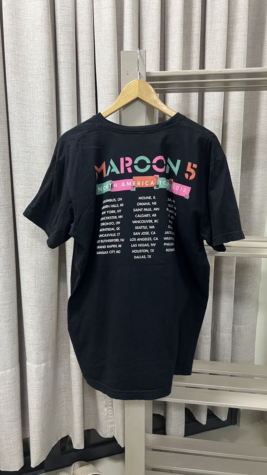 Band Tees 2013 Maroon 5 North American Tour Tee Size US XL / EU 56 / 4 - 2 Thumbnail